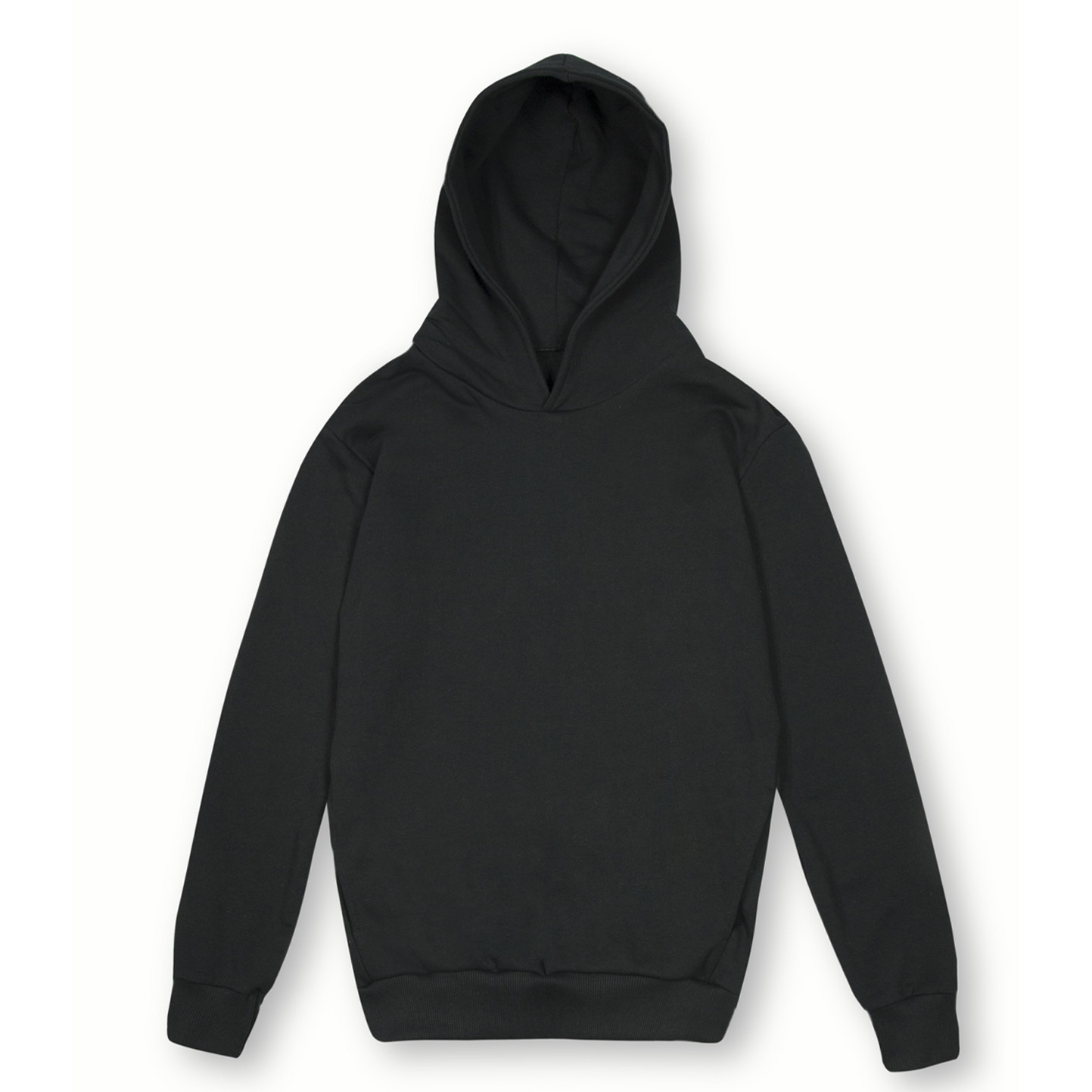 Zachte French Terry hoodie, urban unisex - 12 - Zwart