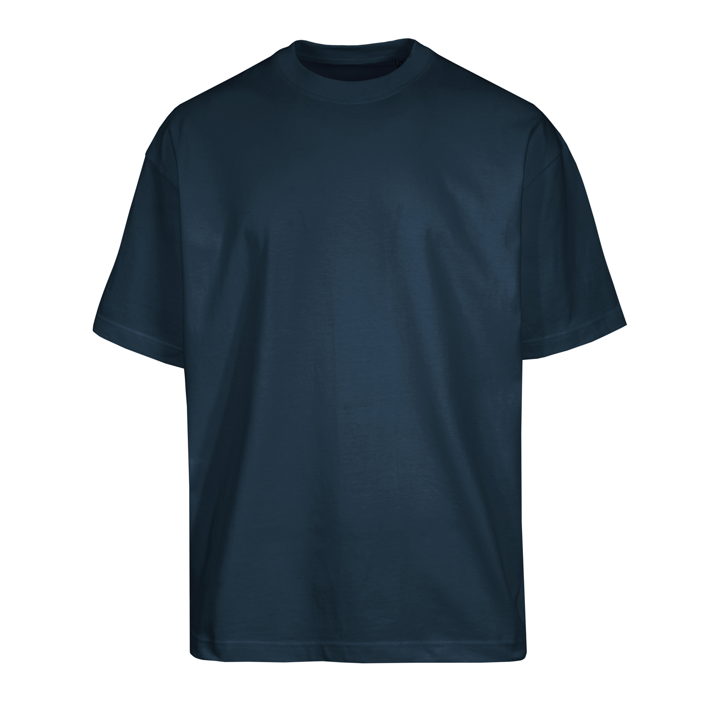 Oversized Crew Neck Short Sleeve Jersey - NY - Navy Blue
