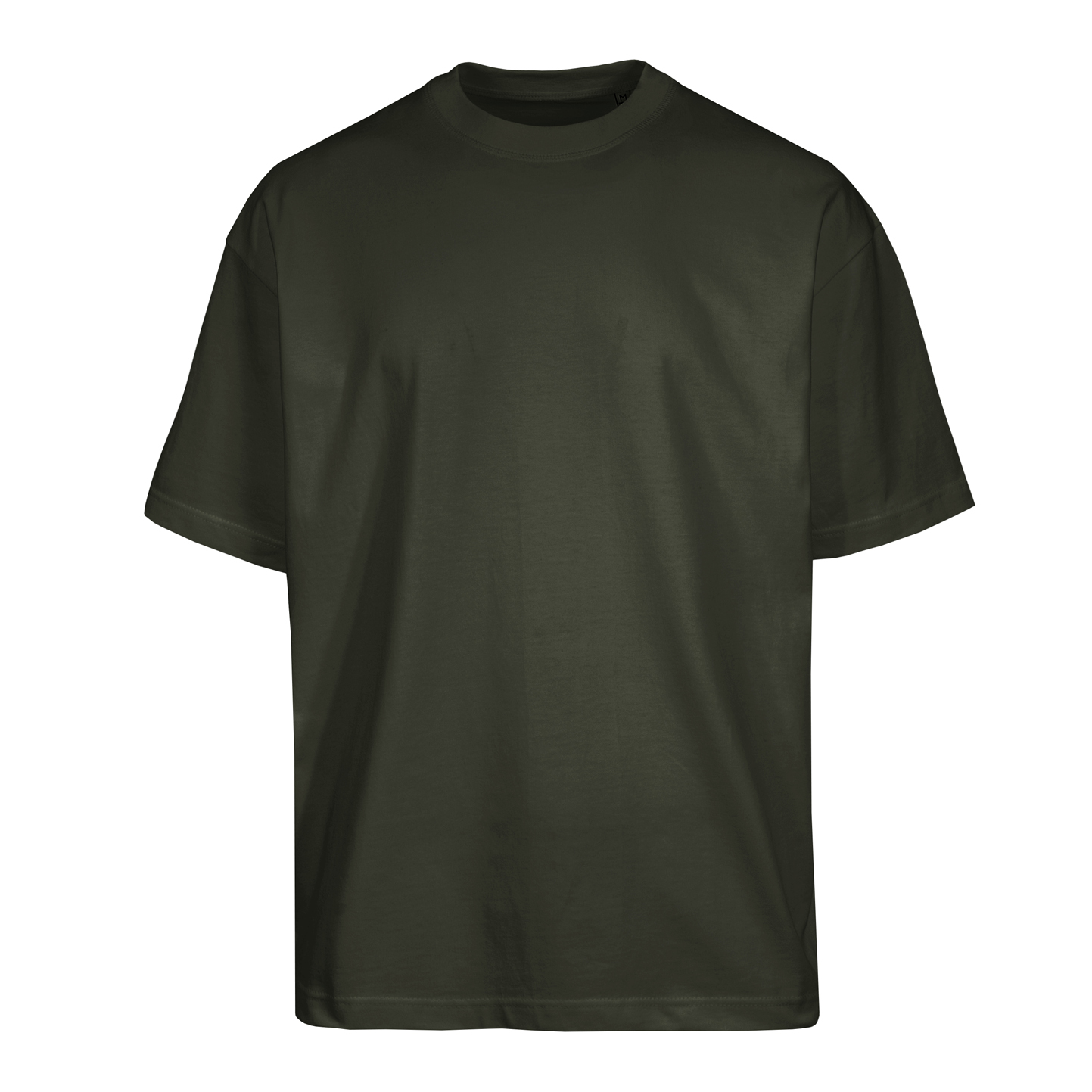 Oversized Crew Neck Short Sleeve Jersey - VM - Dark Military