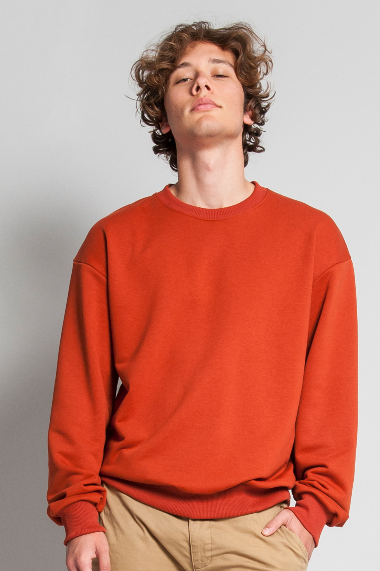 365 unisex oversized sweater met ronde hals