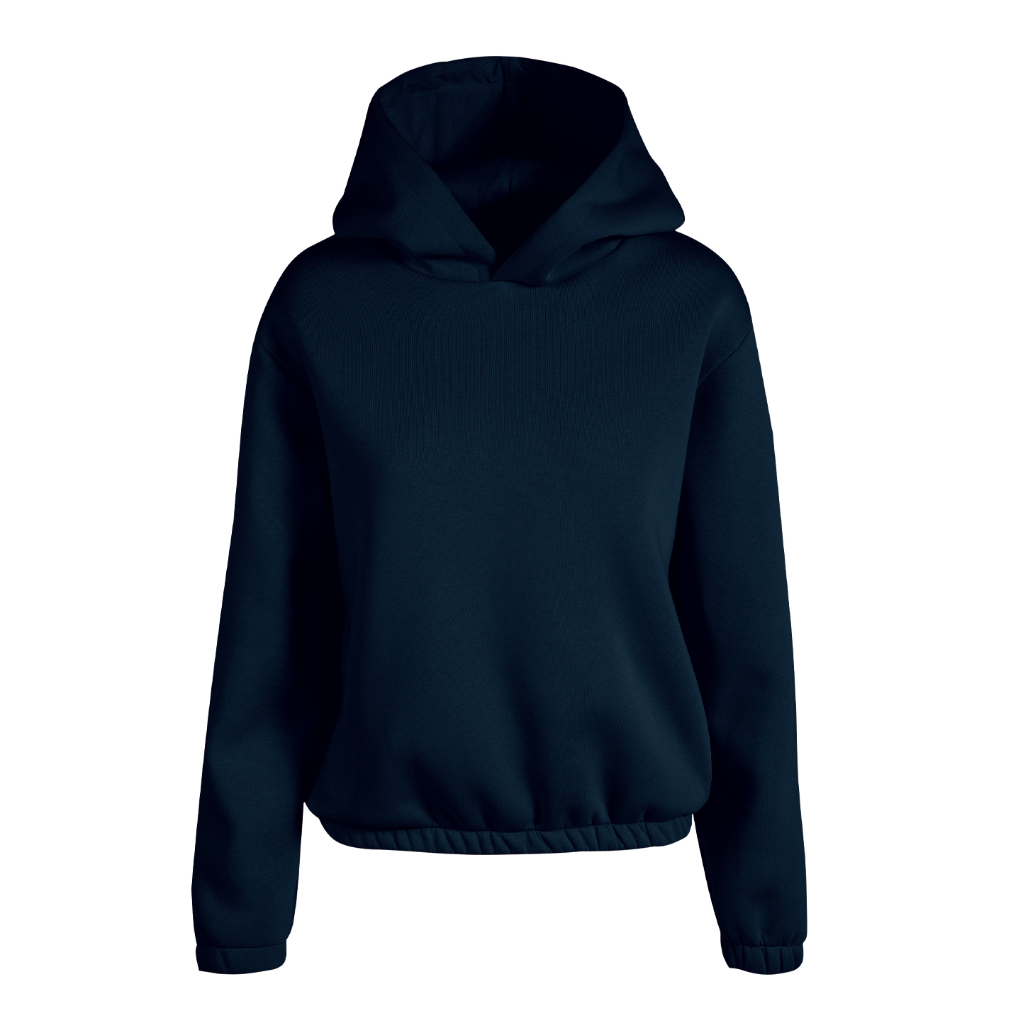 Boxy hoodie voor dames - NY - Marineblauw