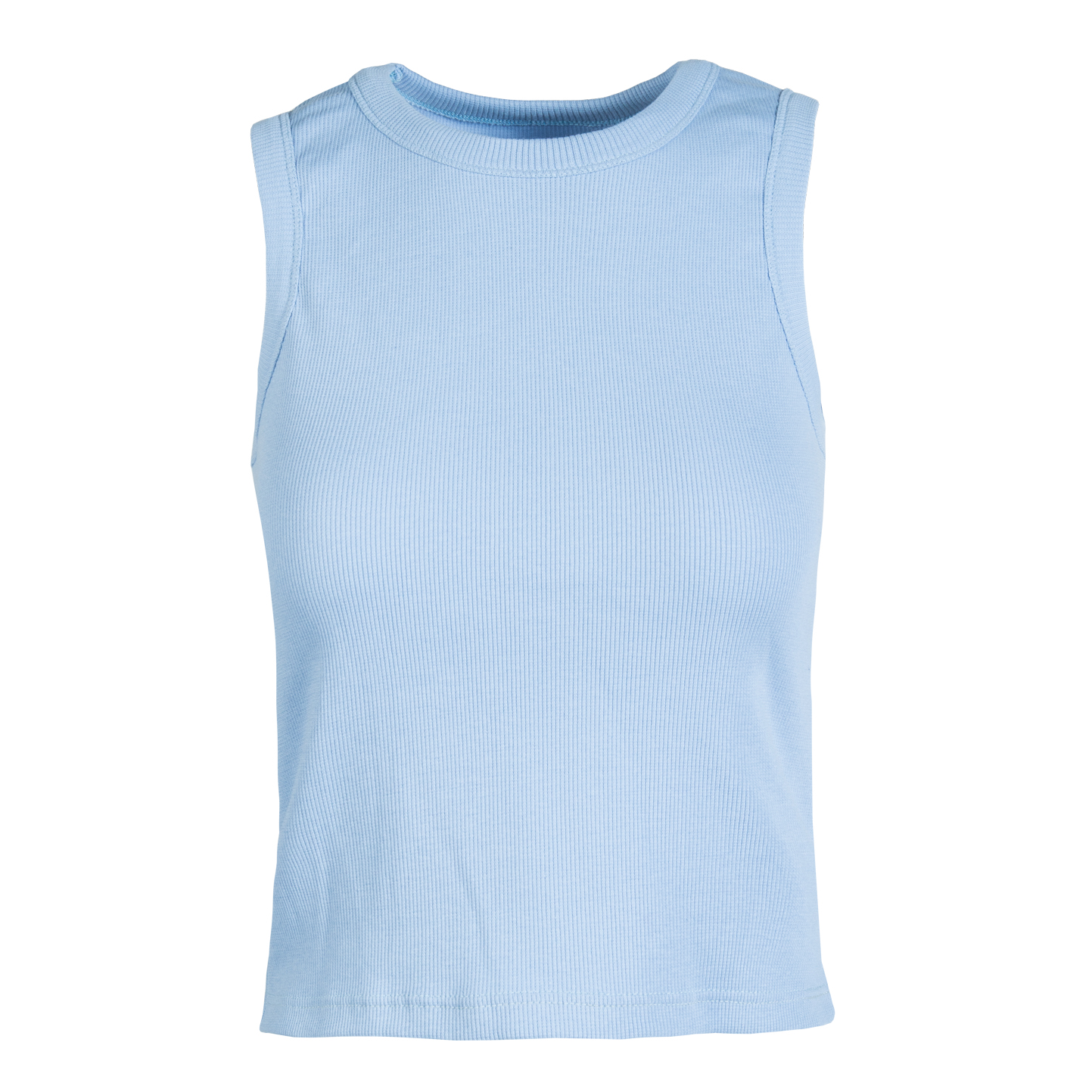 Stretch rib tanktop voor dames - 31 - Celeste