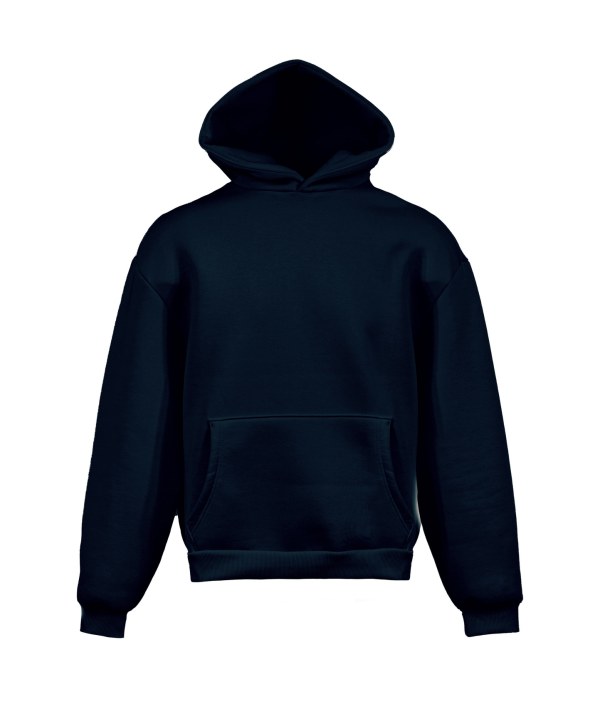 Soft boxy hoodie - NY - Navy Blue
