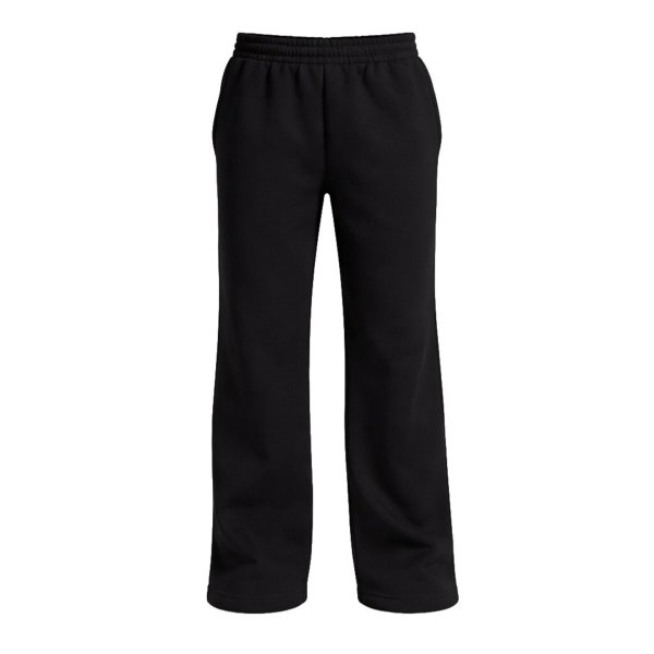 Unisex Soft Fleece Street Trousers - 12 - Black