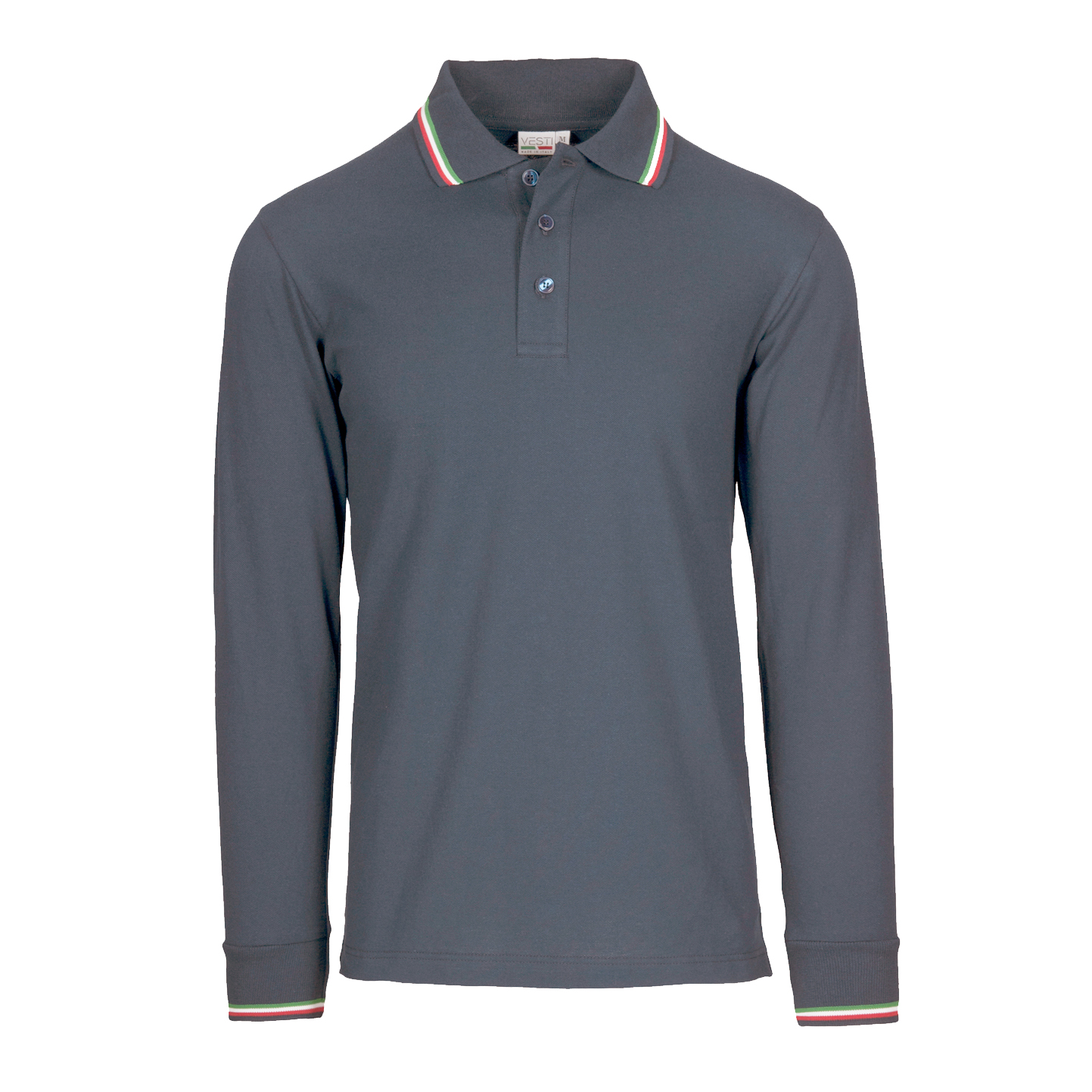 Polo met lange mouwen van piquéstof - 22E - ECO-leider