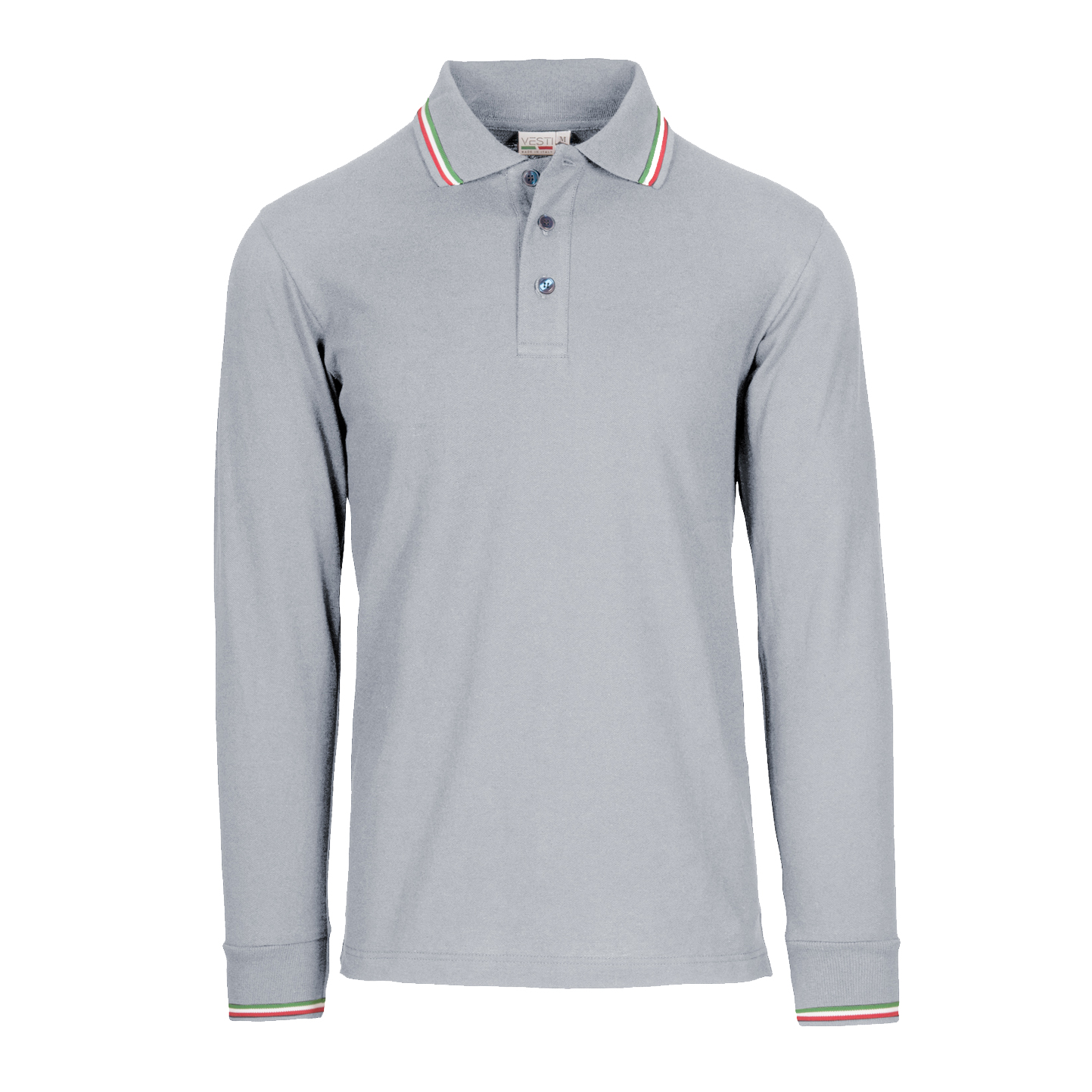 Polo met lange mouwen van piquéstof - 75E - ECO-as