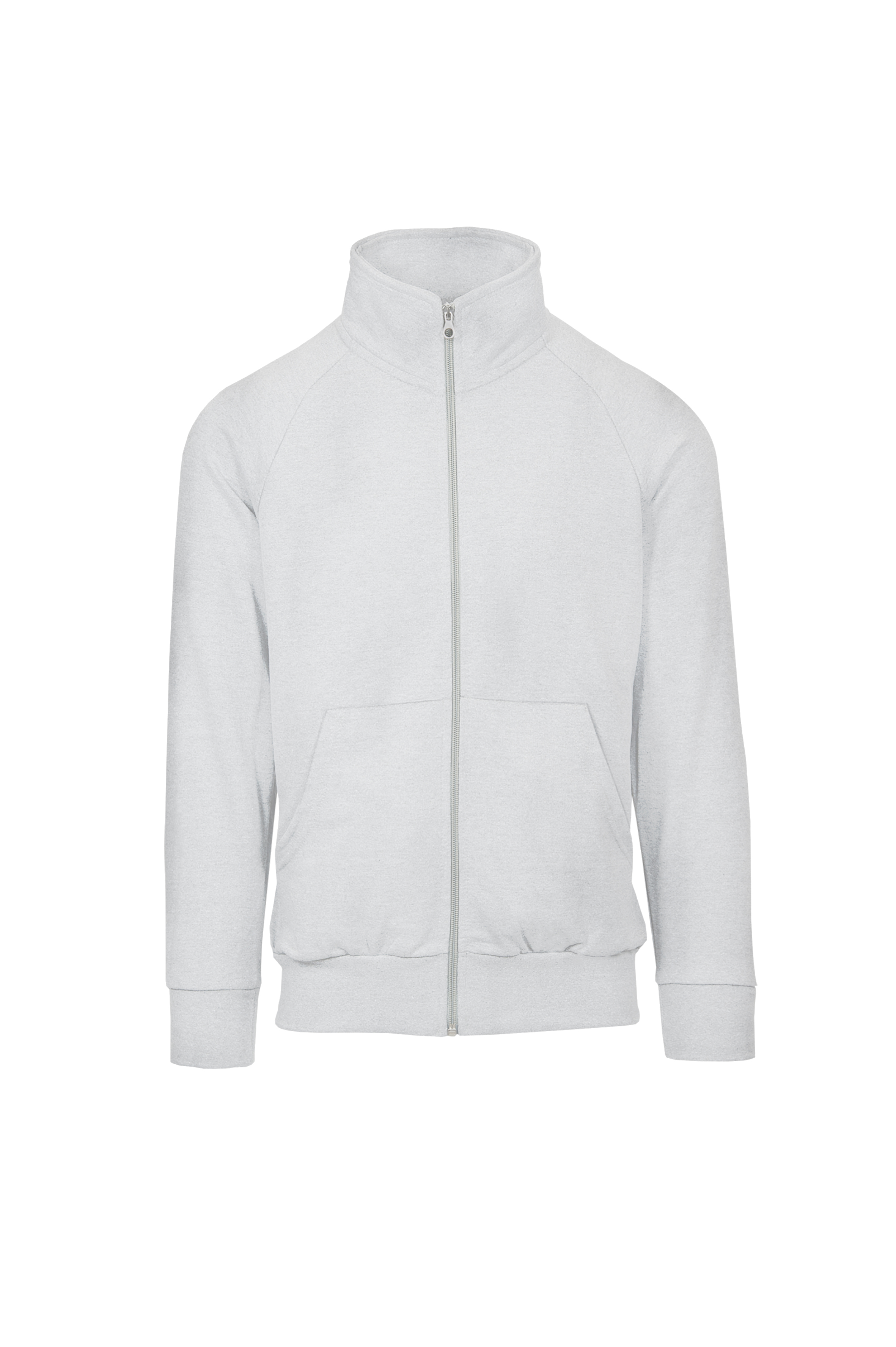 Jacket Sweatshirt Zip French Terry - 99 - White