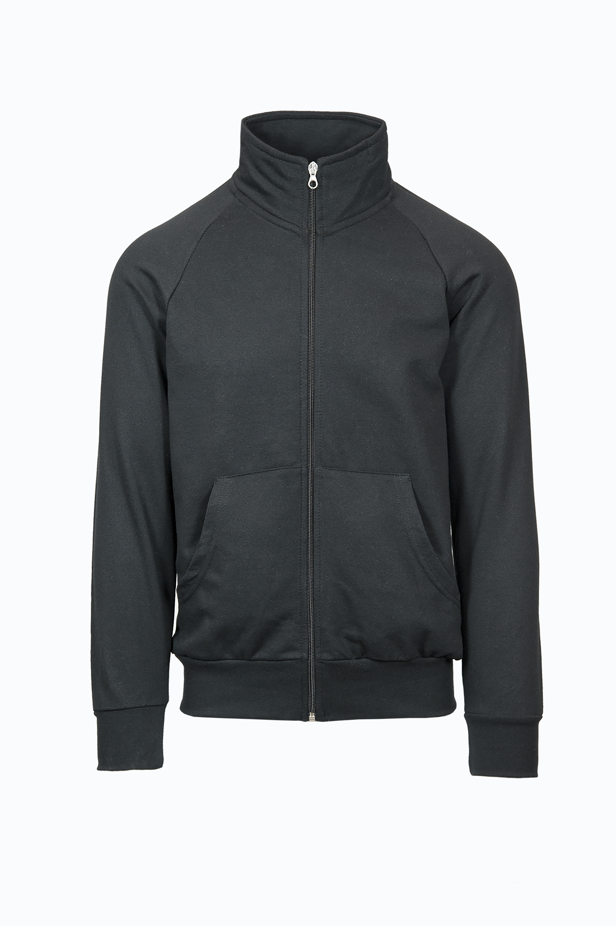 Jacket Sweatshirt Zip French Terry - 12 - Black
