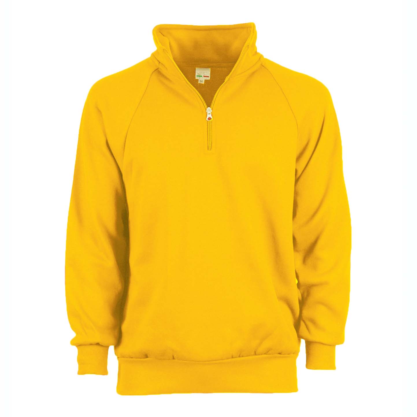 Unisex Zip Neck Sweatshirt - 96 - Yellow