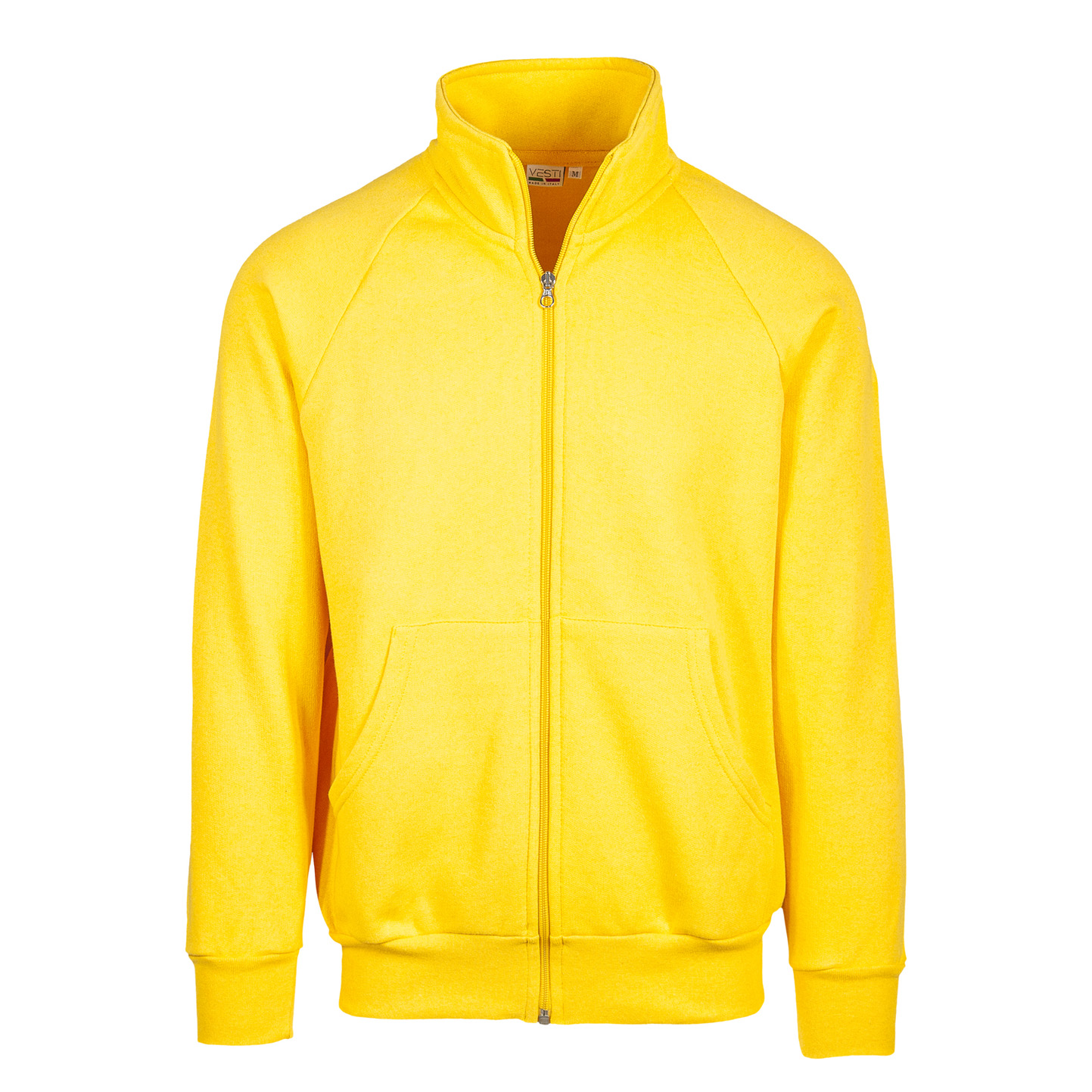 Long Zip Sweatshirt Jacket - 96 - Yellow