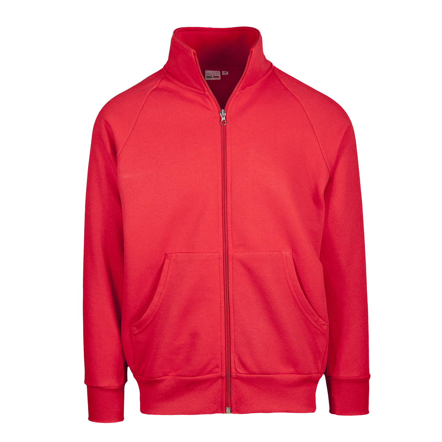 Long Zip Sweatshirt Jacket - 28 - Sport Red