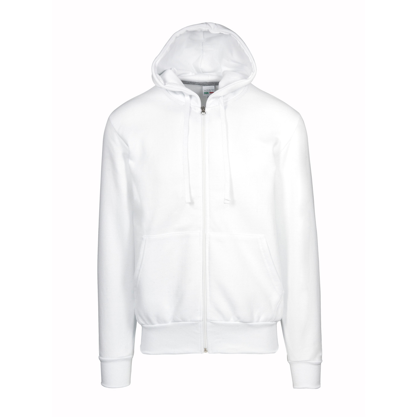 Hoodie met ritssluiting - 99 - Wit