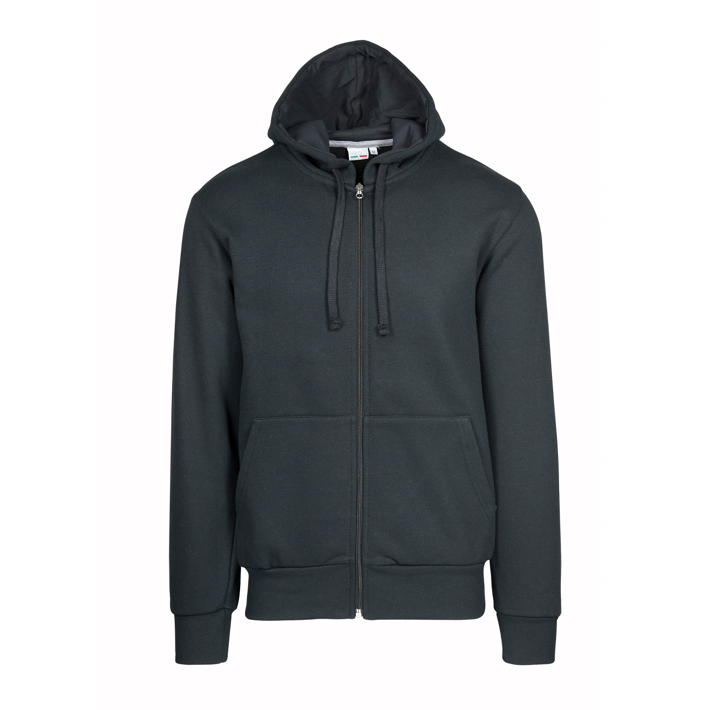 Hoodie met ritssluiting - 12 - Zwart