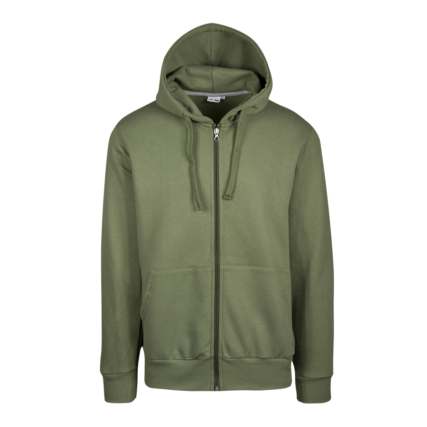Hoodie met ritssluiting - 23 - Militair