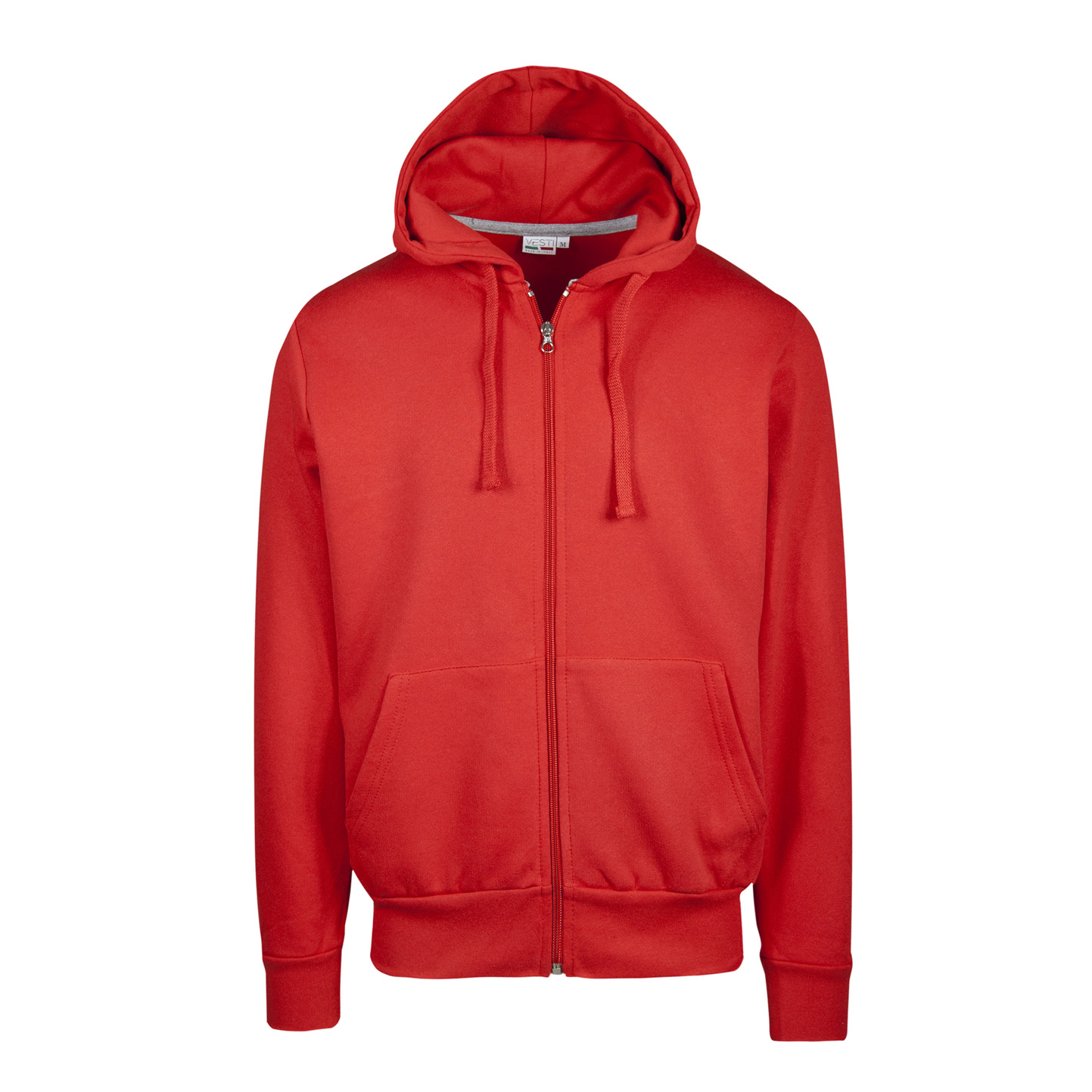 Hoodie met ritssluiting - 28 - Sportrood