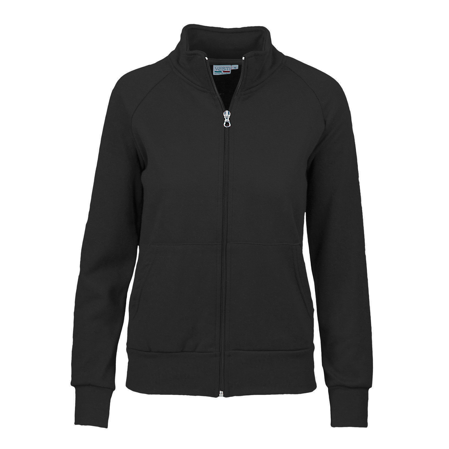 Kindersweatshirtjas met ritssluiting - 12 - Zwart