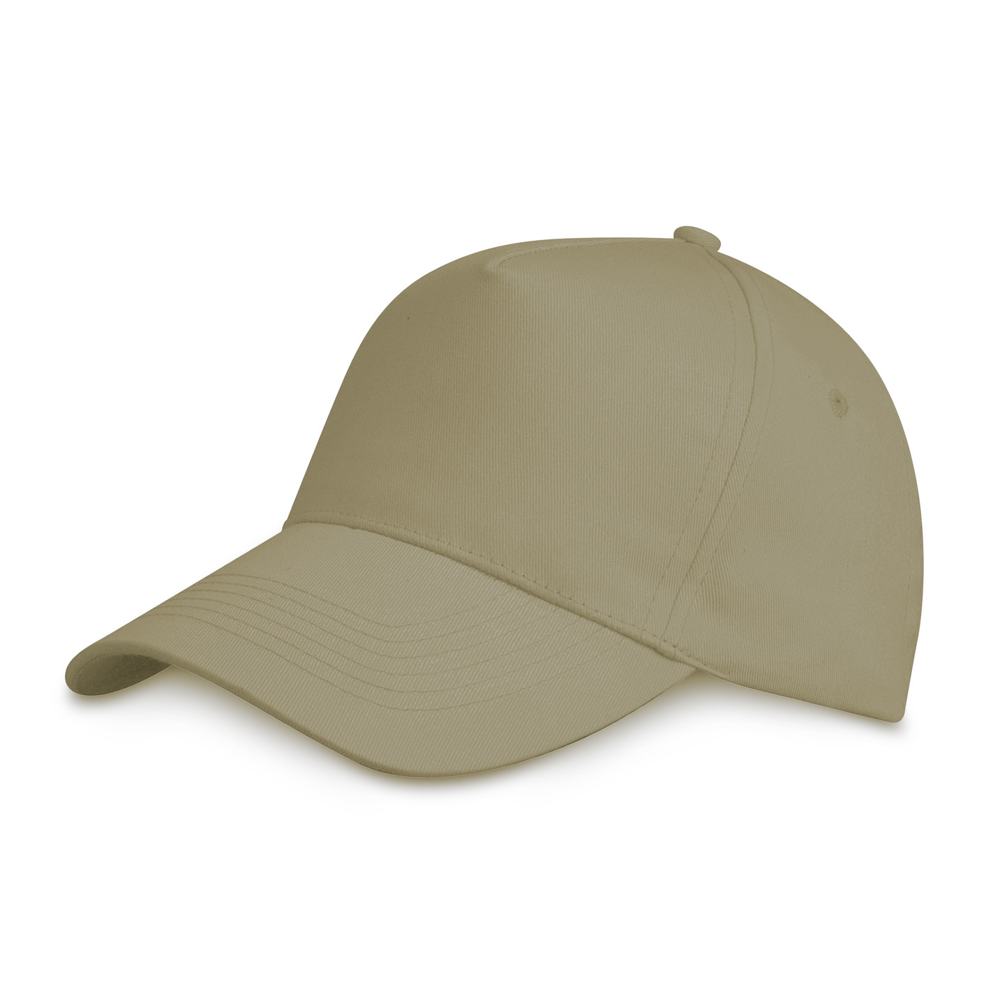 Baseballpet met 5 panelen - KH - Khaki