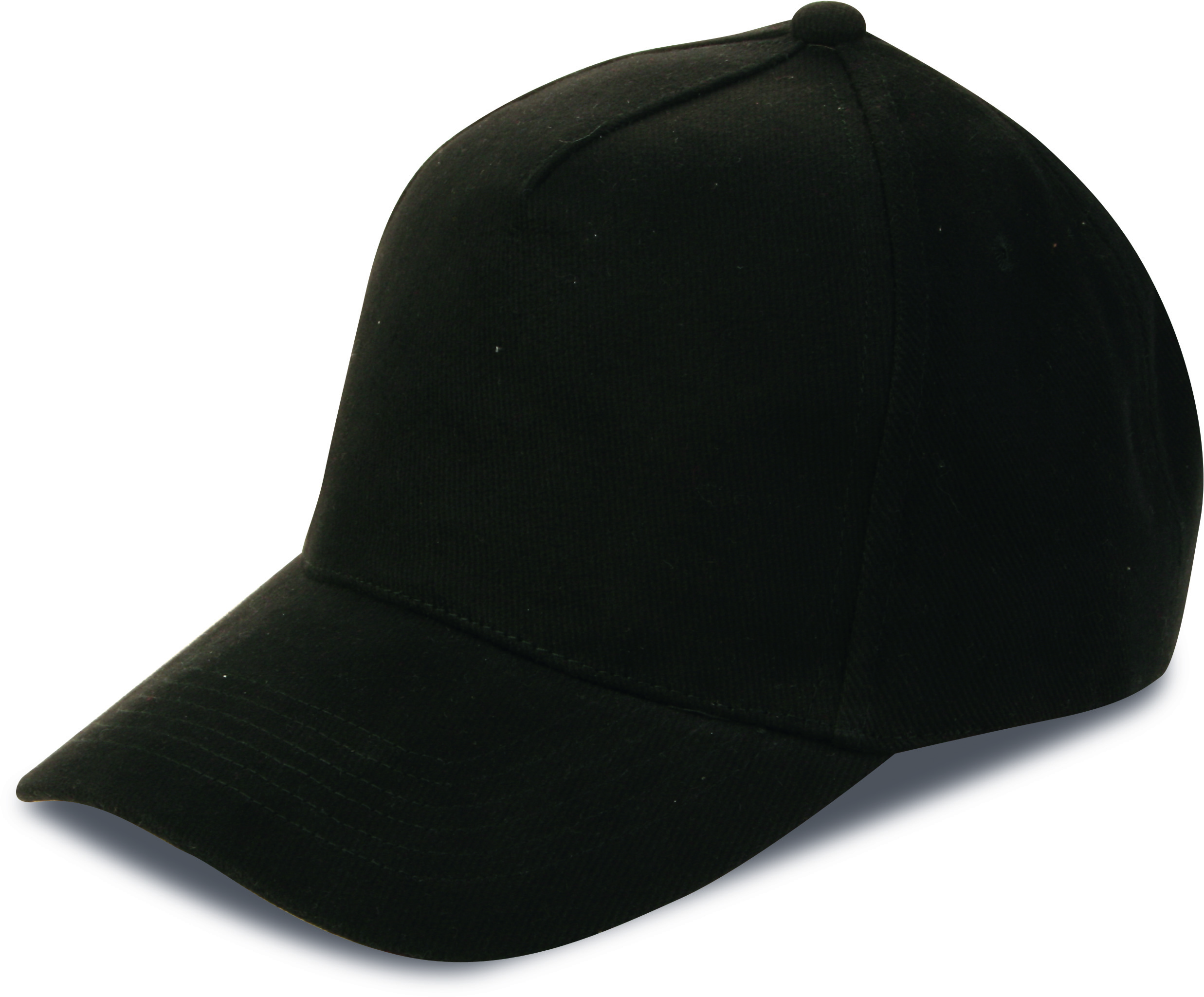 Heavy Cap 5 Panels - BK - Black
