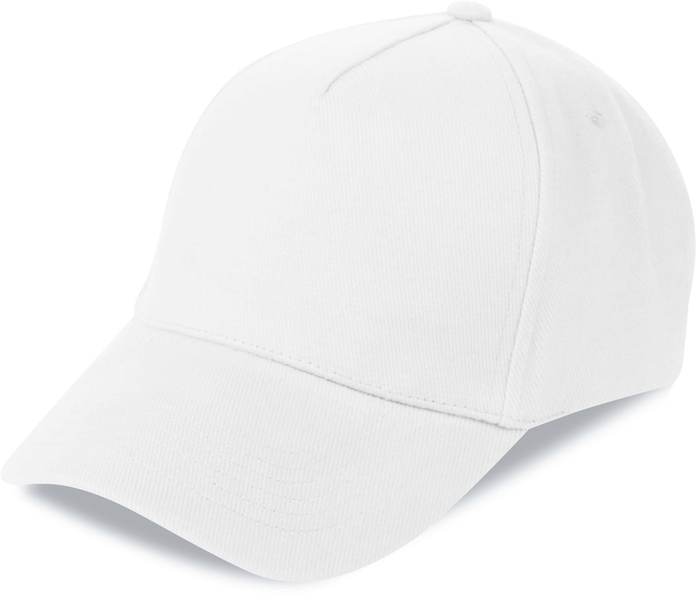 Heavy Cap 5 Panels - WH - White