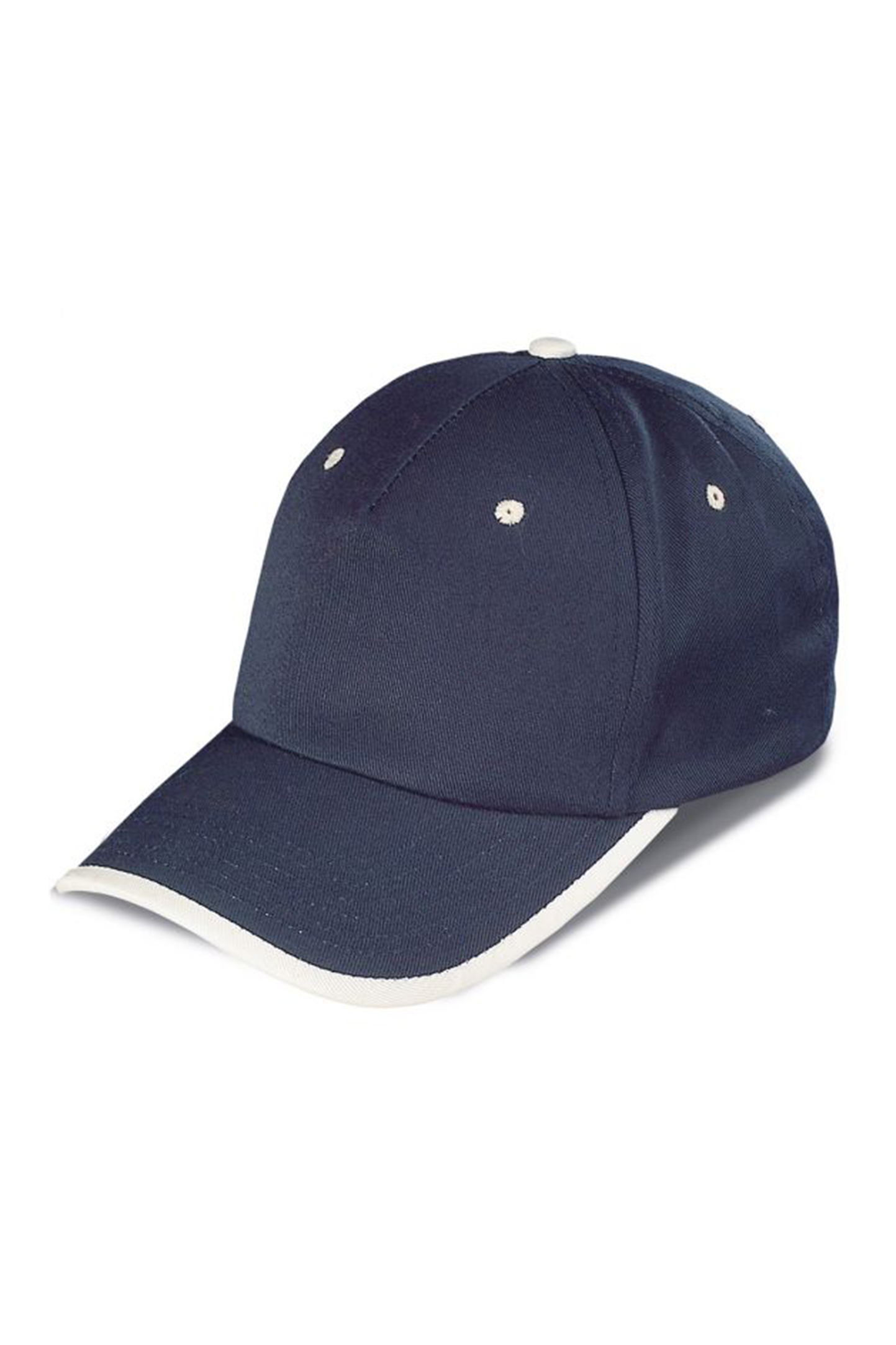 Style Cap 5 Panels 80/20 Pol/Cot Anthracite - NY - Navy