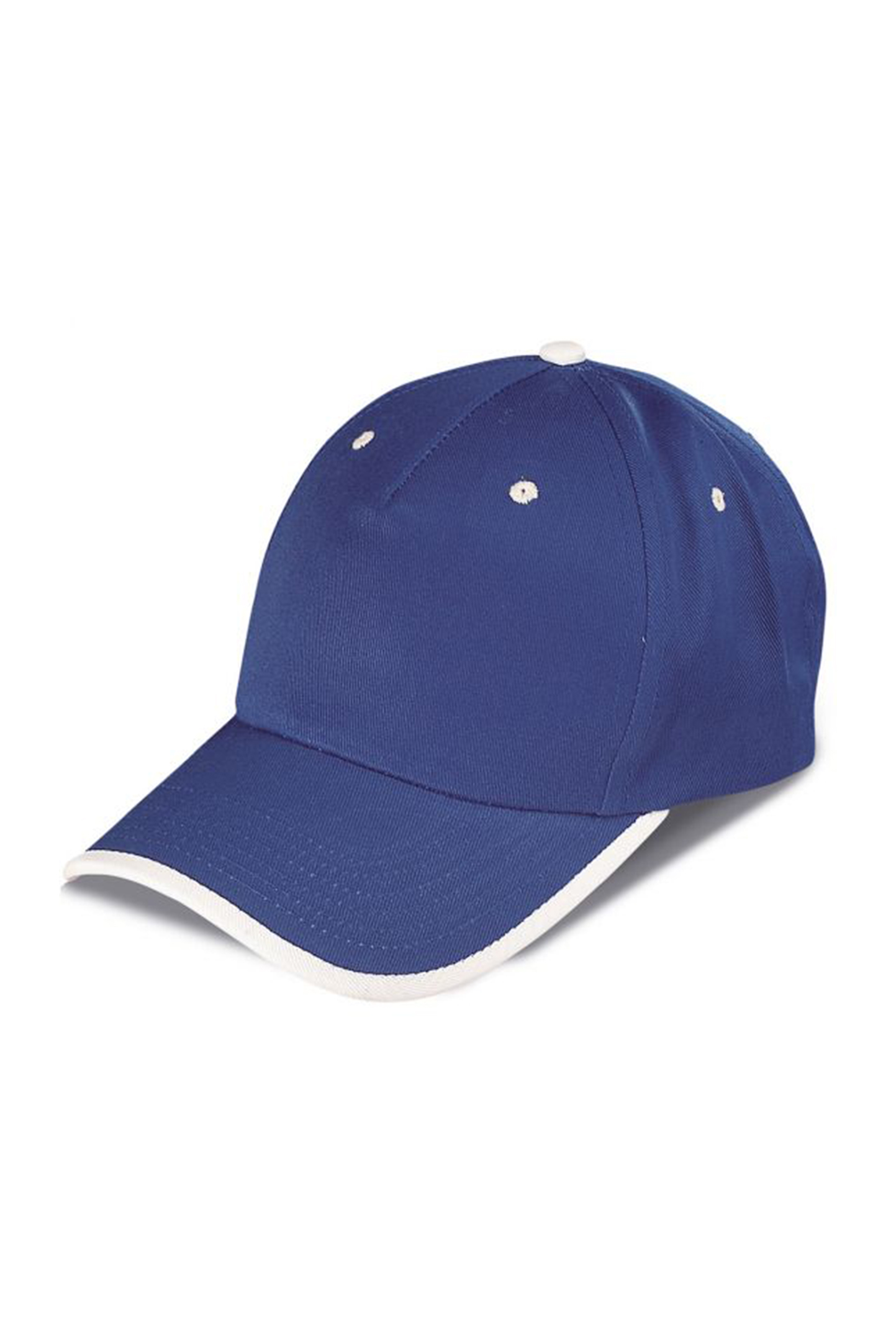 Style Cap 5 Panels 80/20 Pol/Cot Anthracite - RB - Royal