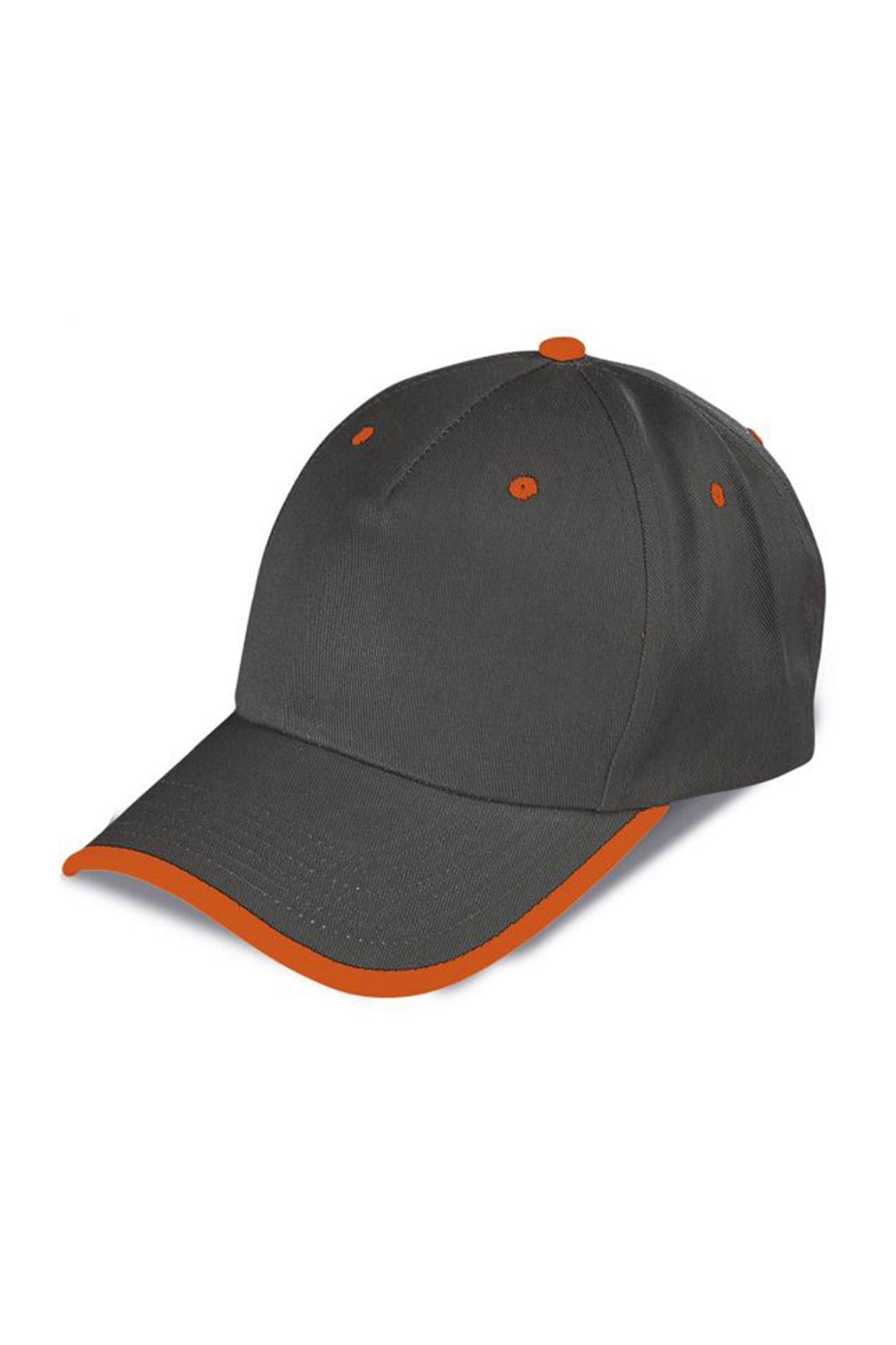 Style Cap 5 Panels 80/20 Pol/Cot Anthracite - AC - Anthracite
