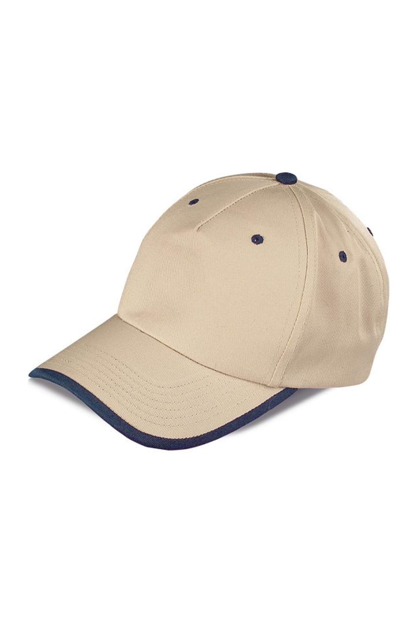 Style Cap 5 Panels 80/20 Pol/Cot Anthracite - BE - Beige