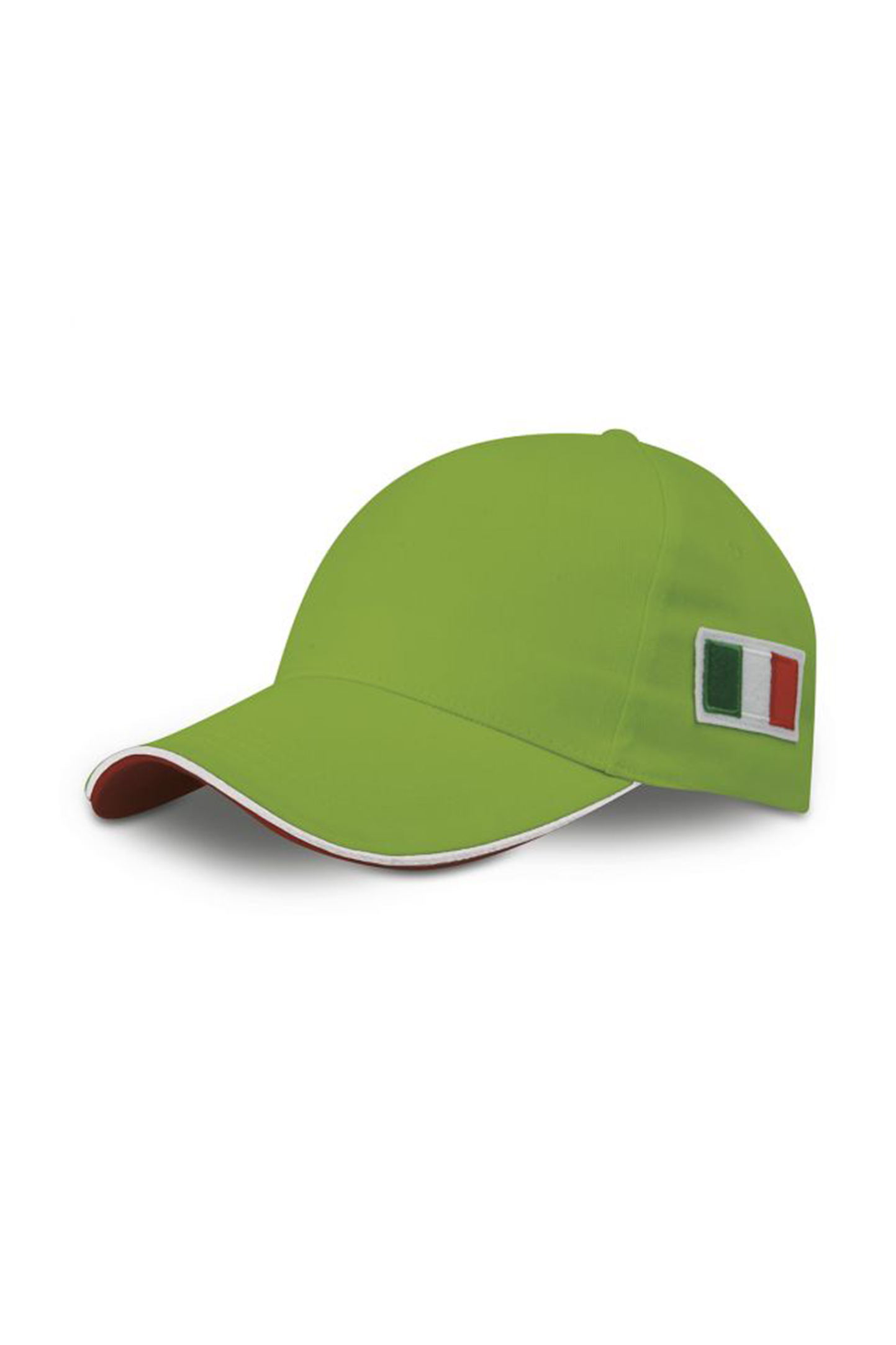 Flag Cap 5 Panels - LE - Lime