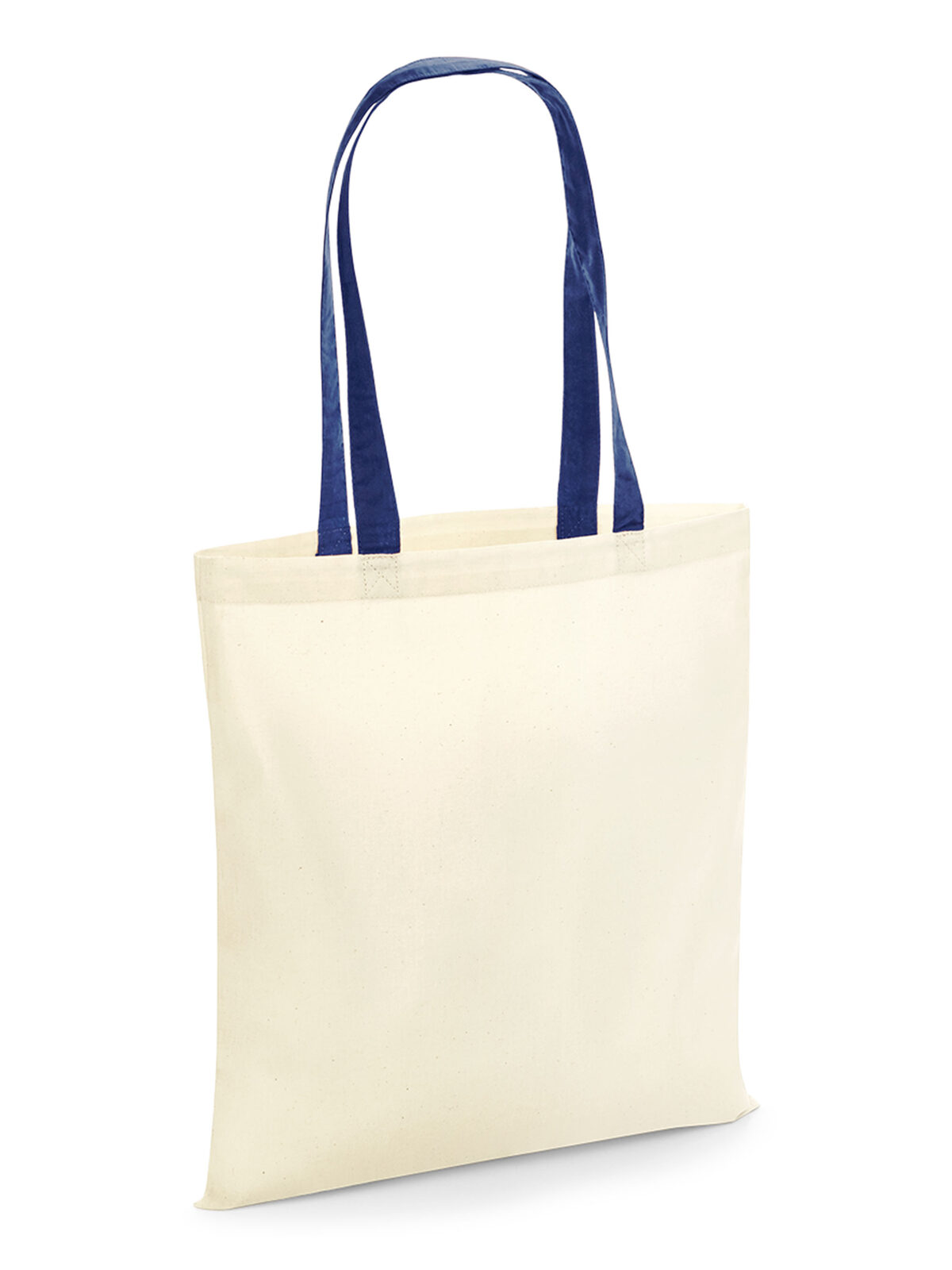 Bag for Life - Contrast Handles - Natural/French Navy