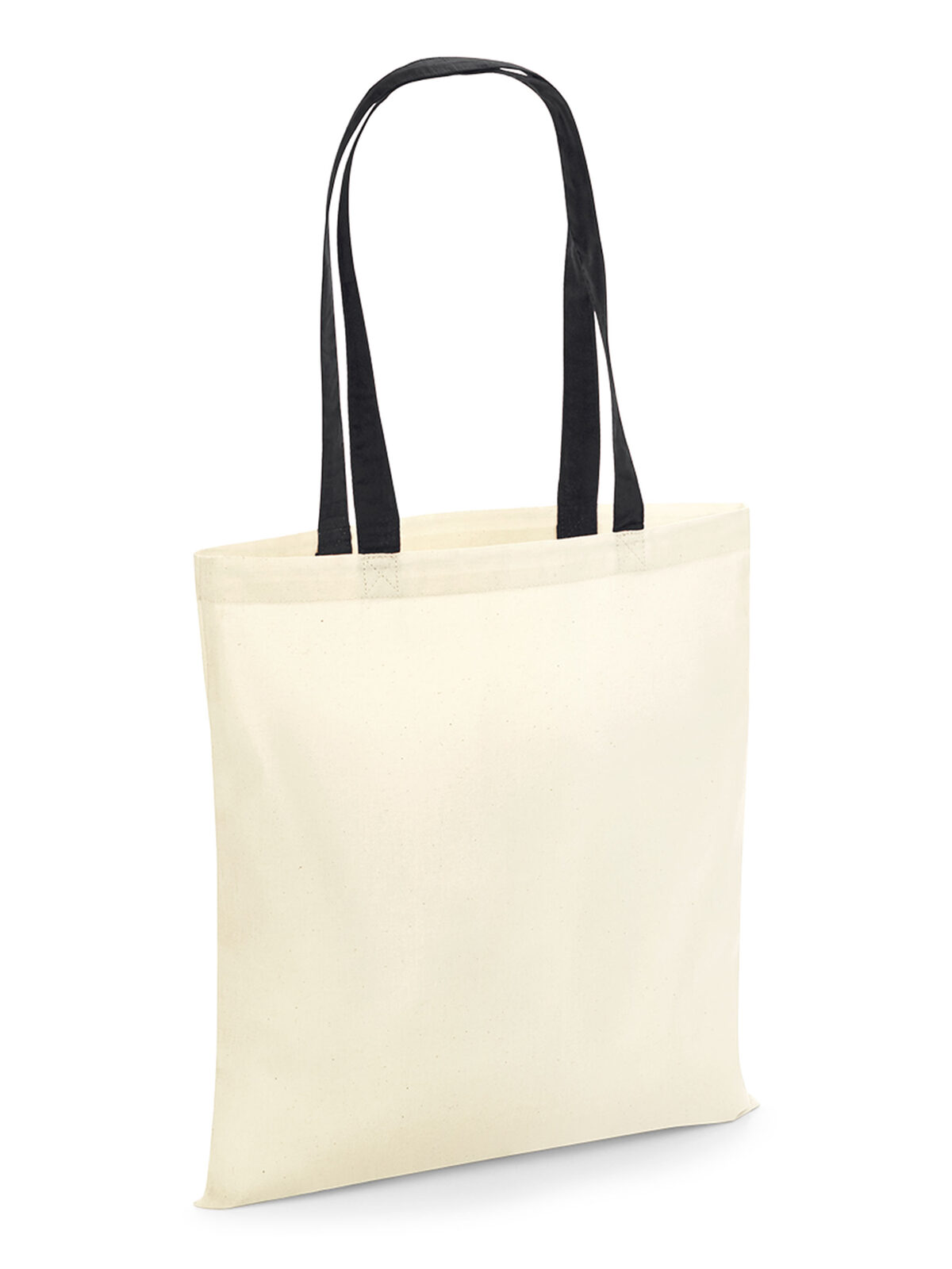 Bag for Life - Contrast Handles - Natural/Black