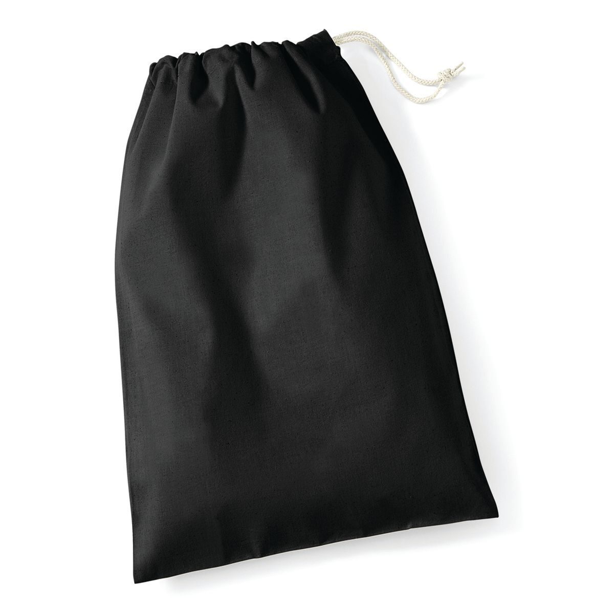 Katoenen tas maat L - BLK - Zwart