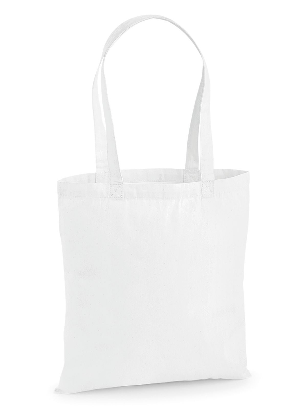 Premium katoenen tas - WHI - Wit