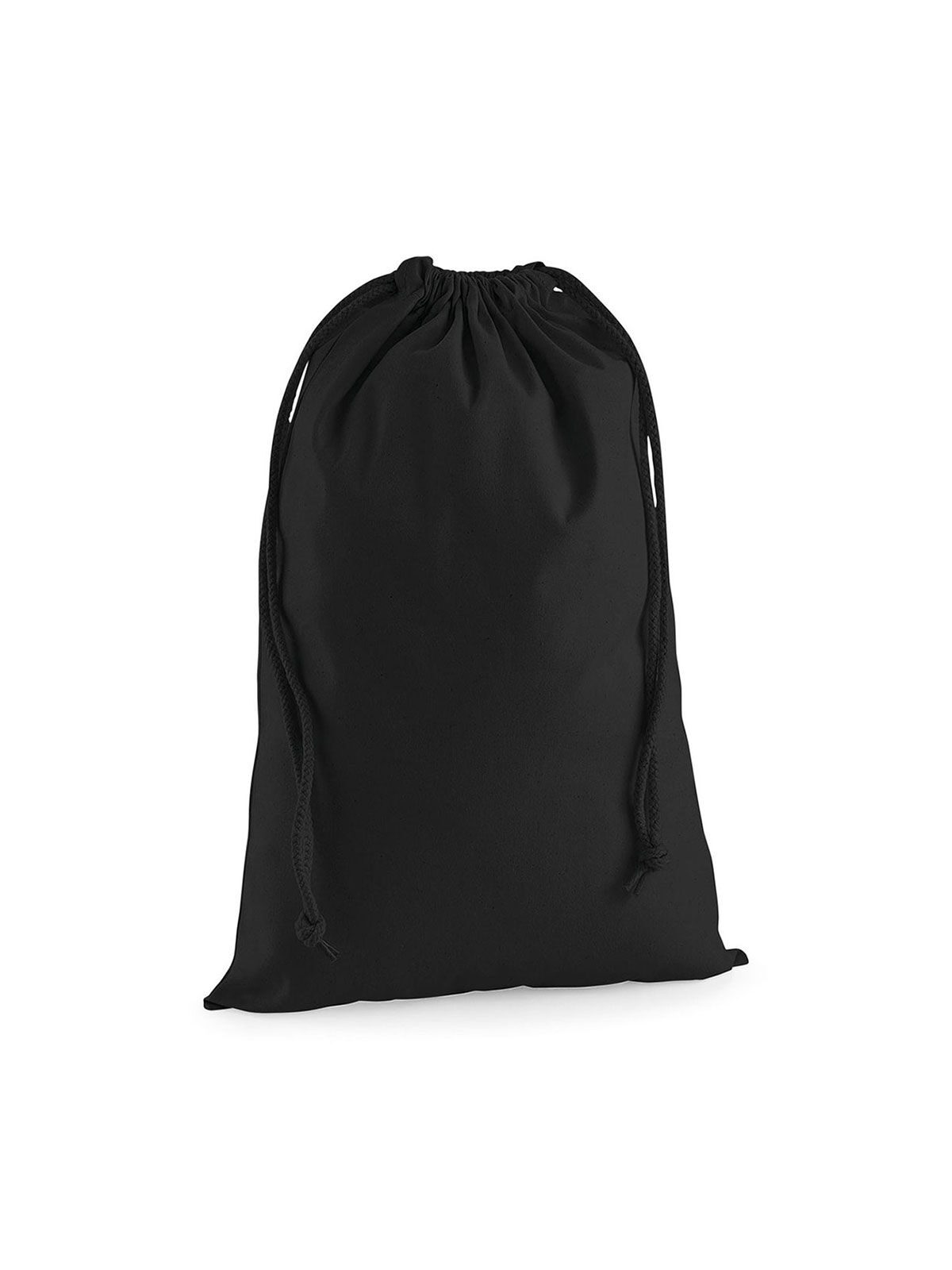 Premium katoenen opbergtas S - BLK - Zwart