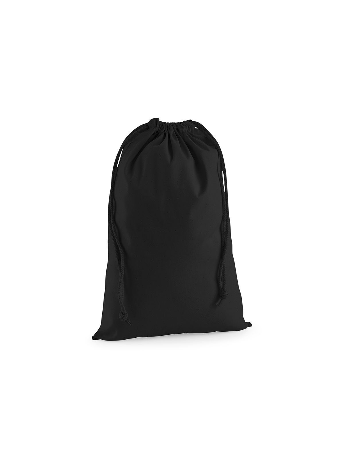 Premium katoenen opbergtas XS - BLK - Zwart
