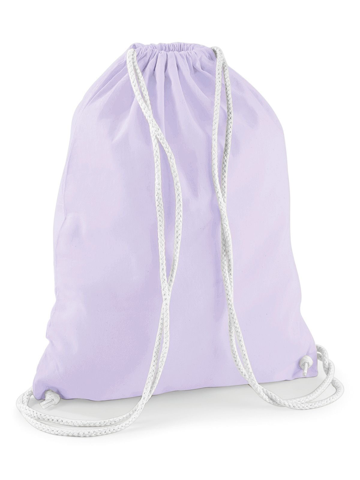 Cotton Gymsac - Lavender/white
