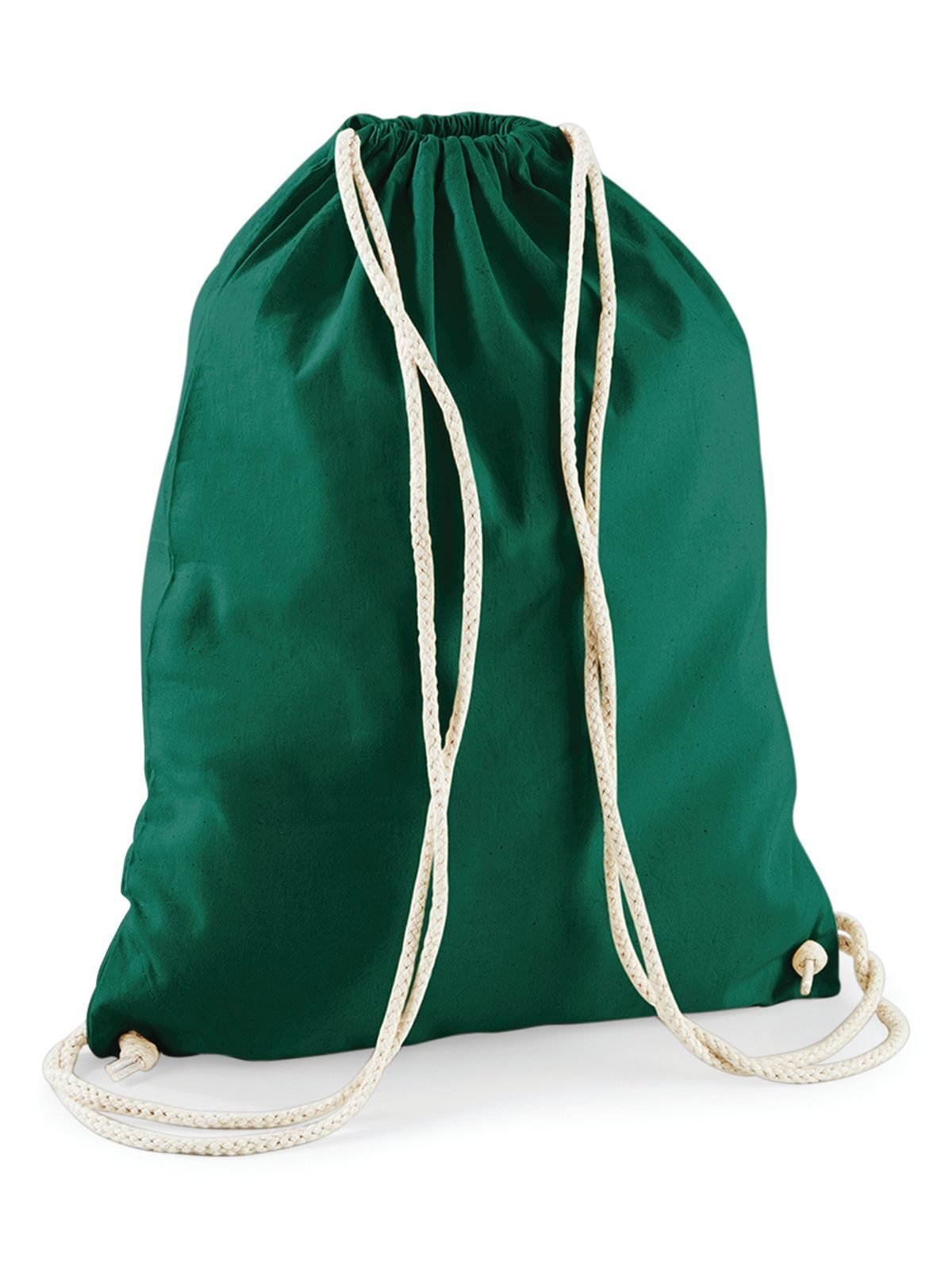 Cotton Gymsac - BOT - Bottle green