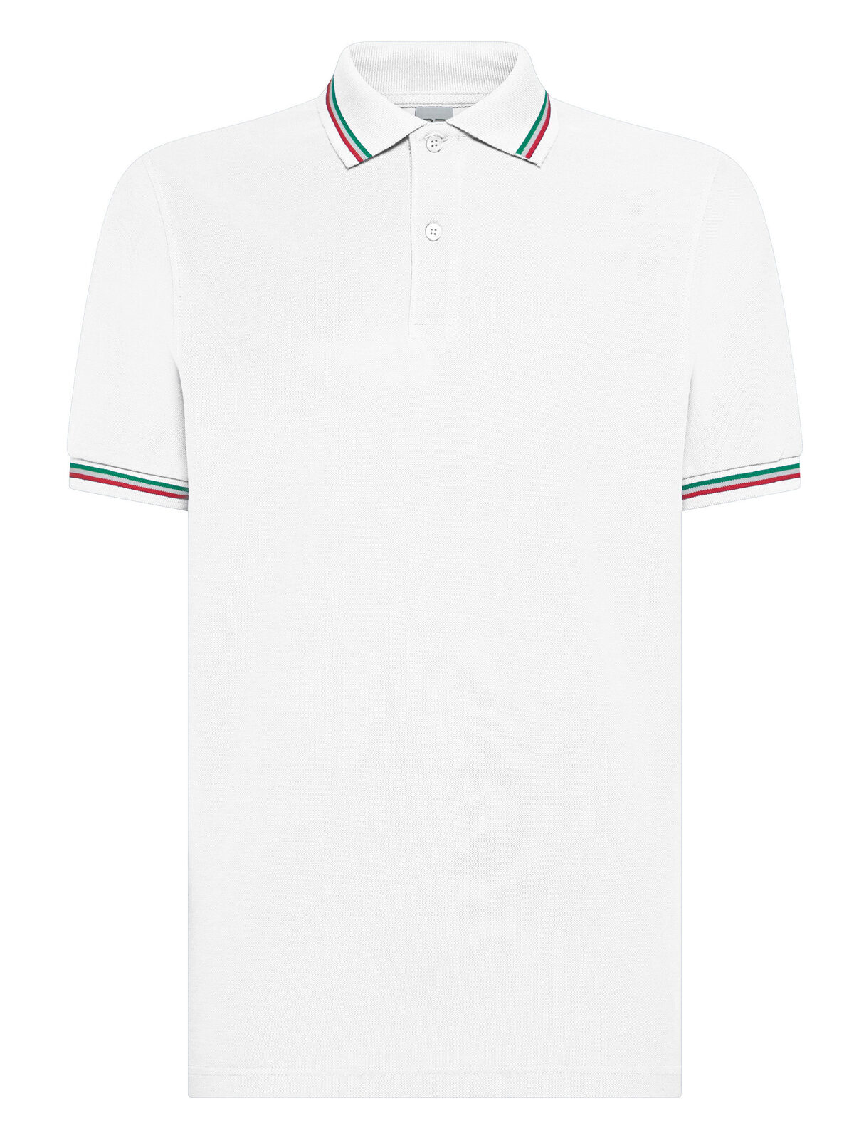 Tricolor Polo Italië - WH - WH-WIT
