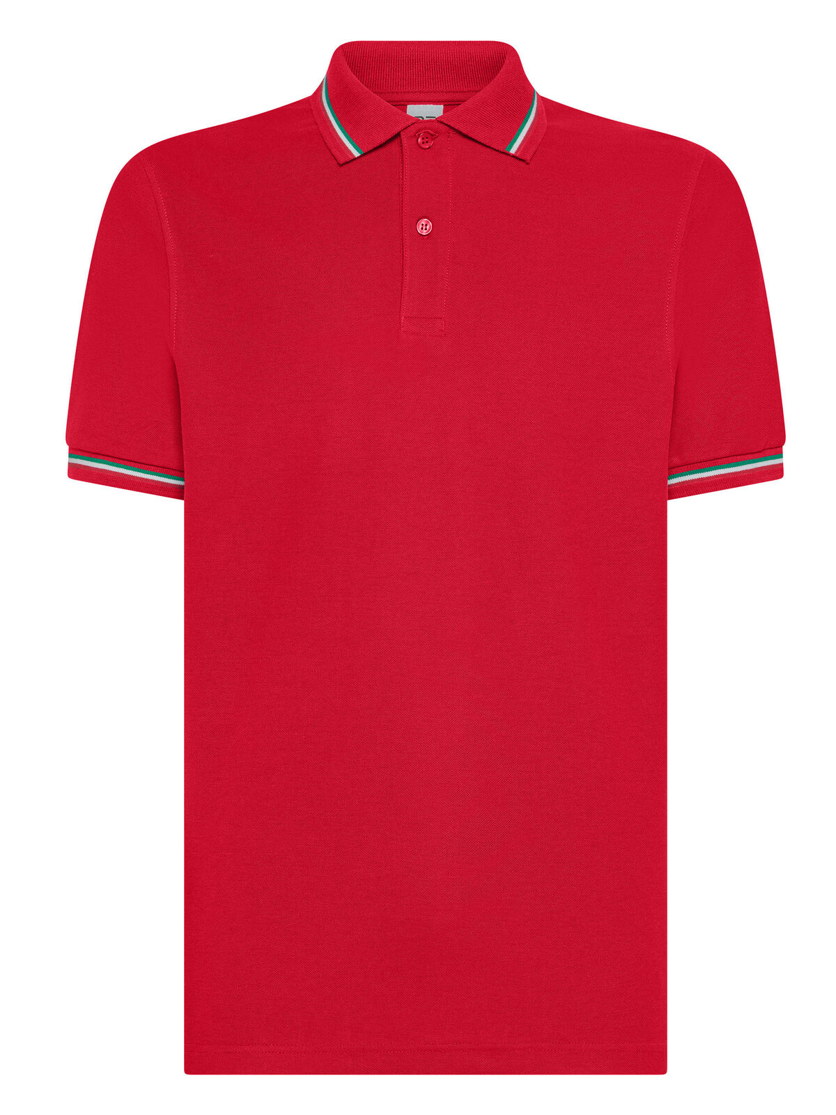 Tricolor Polo Italië - RD - RD-RED