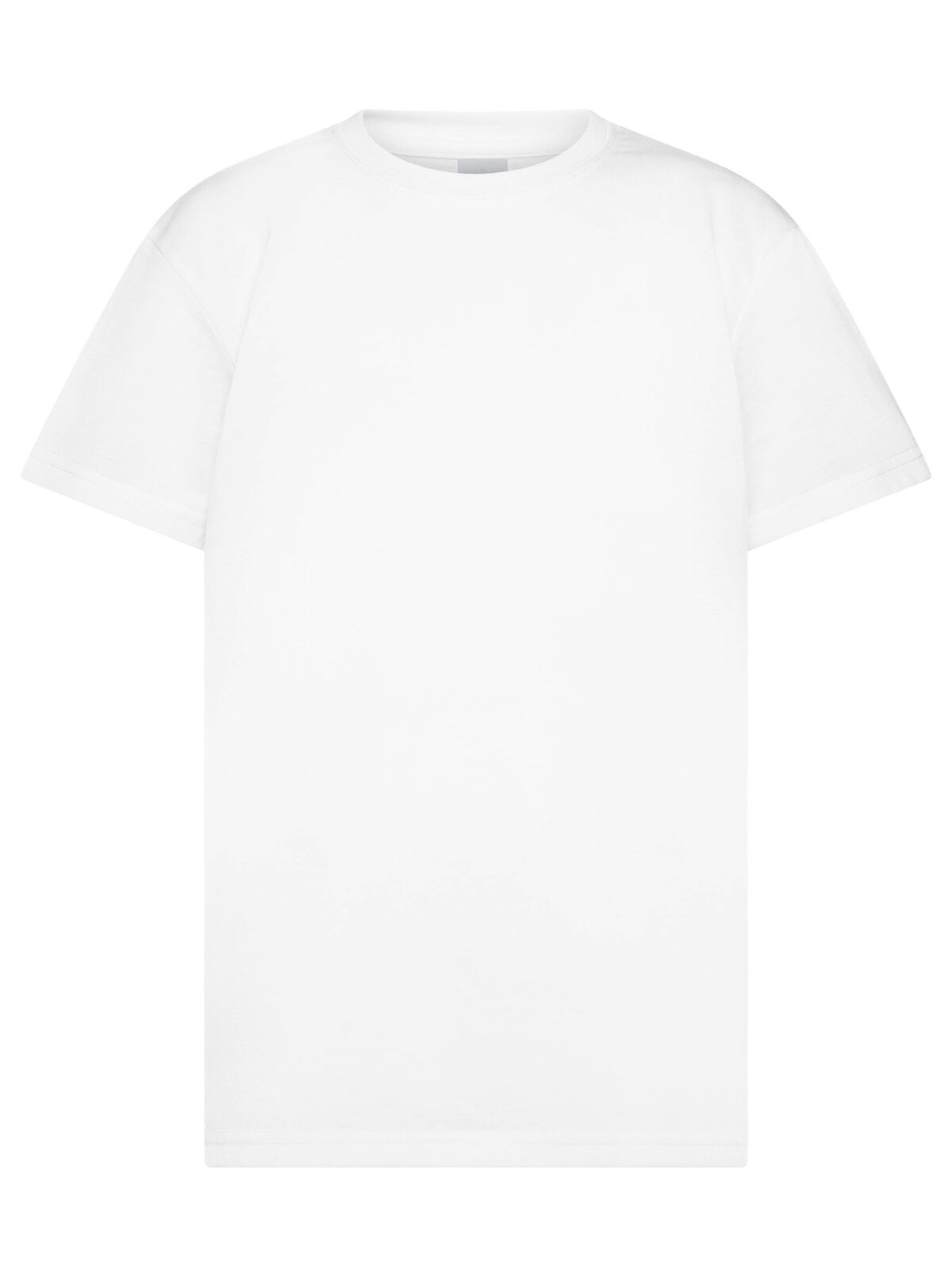 T-shirt van katoen voor kinderen - WH - WH-WIT