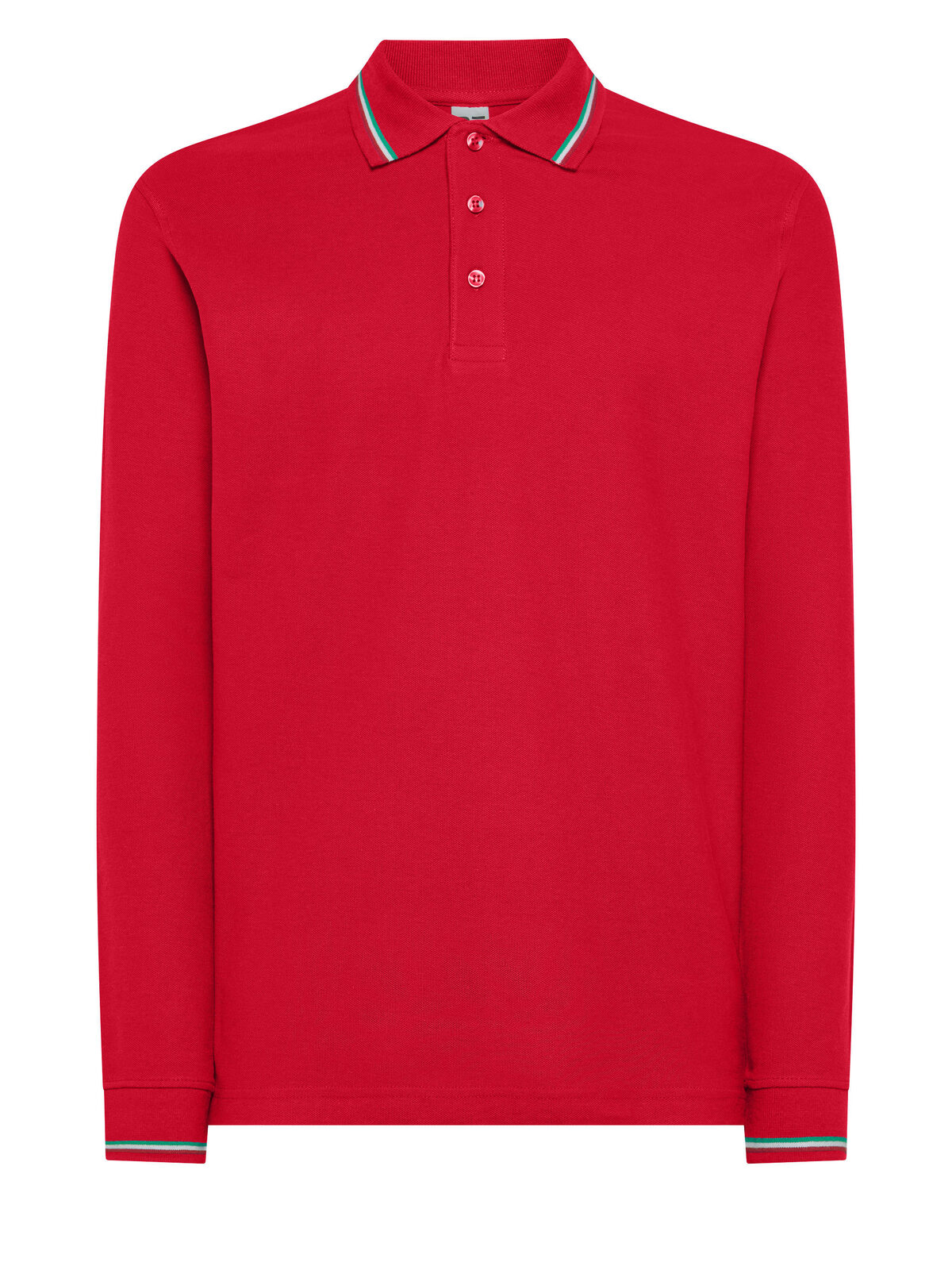 Long Sleeve Italy Polo - RD - RD-RED
