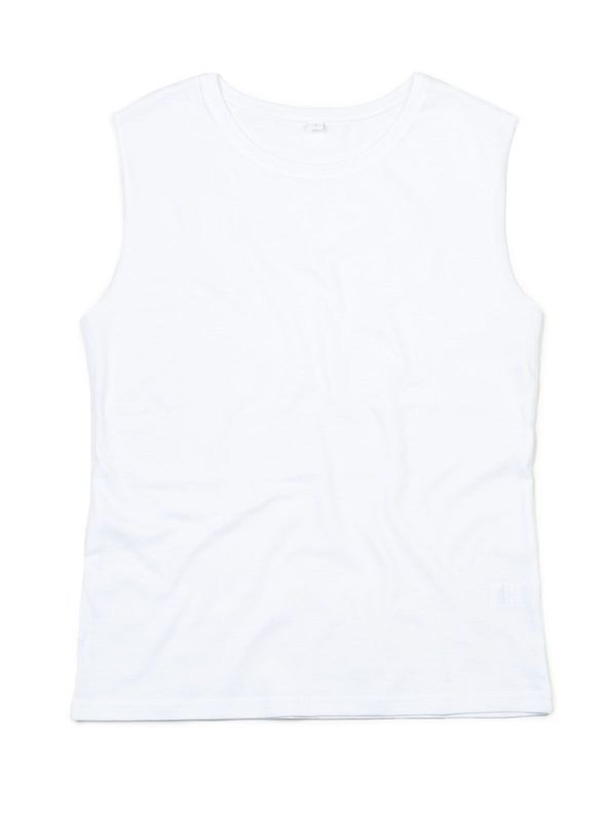 Dames tanktop van onbewerkt materiaal - WH - Wit
