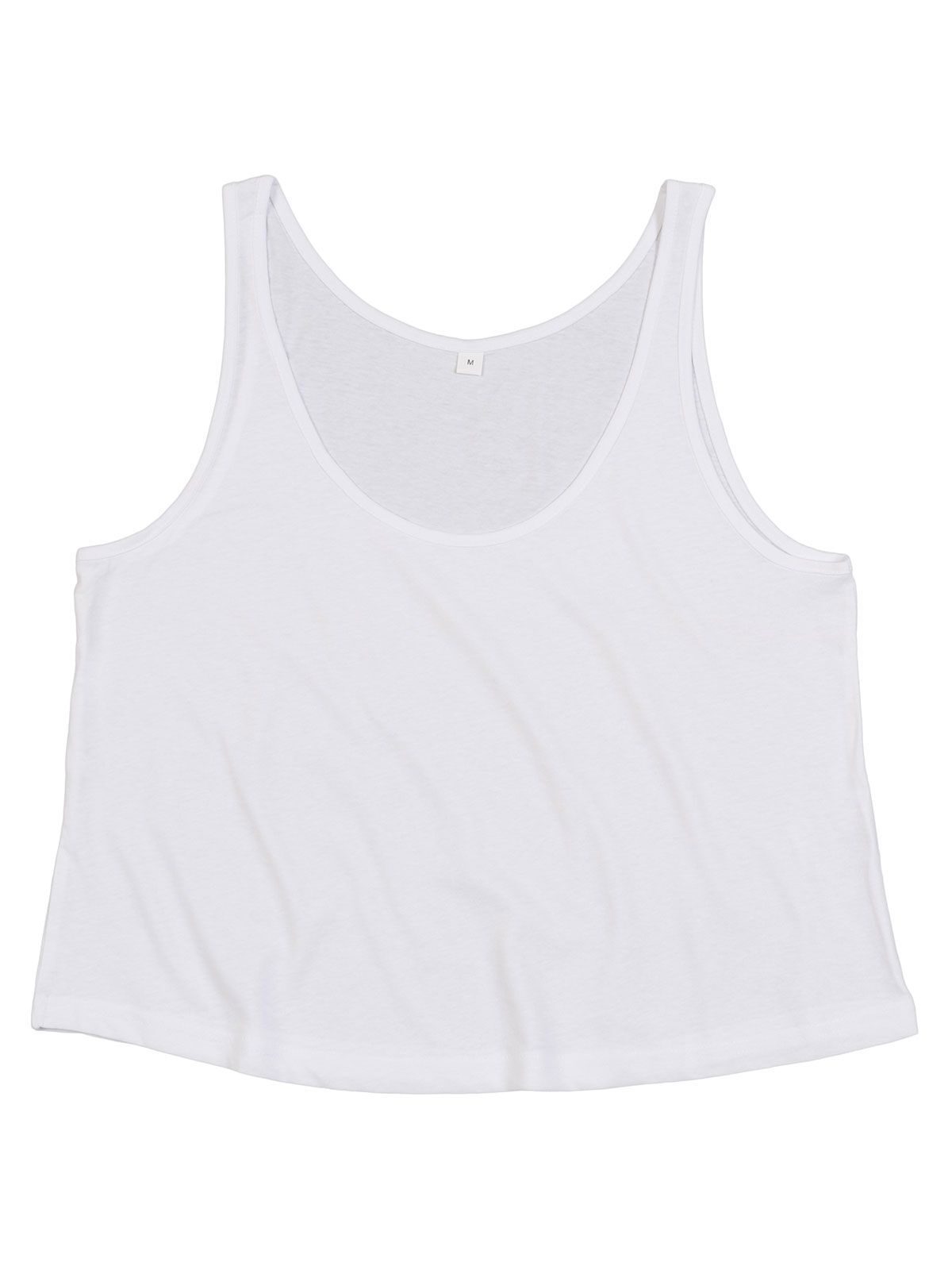 Women's Organic Crop Vest - WH - White