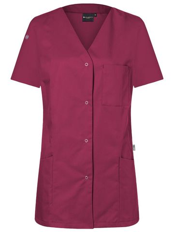 Dameswerkschort met drukknopen - 70 - Fuchsia