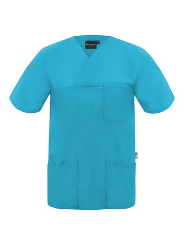 Mens Slip-on Tunic - 74 - Pacific Blue