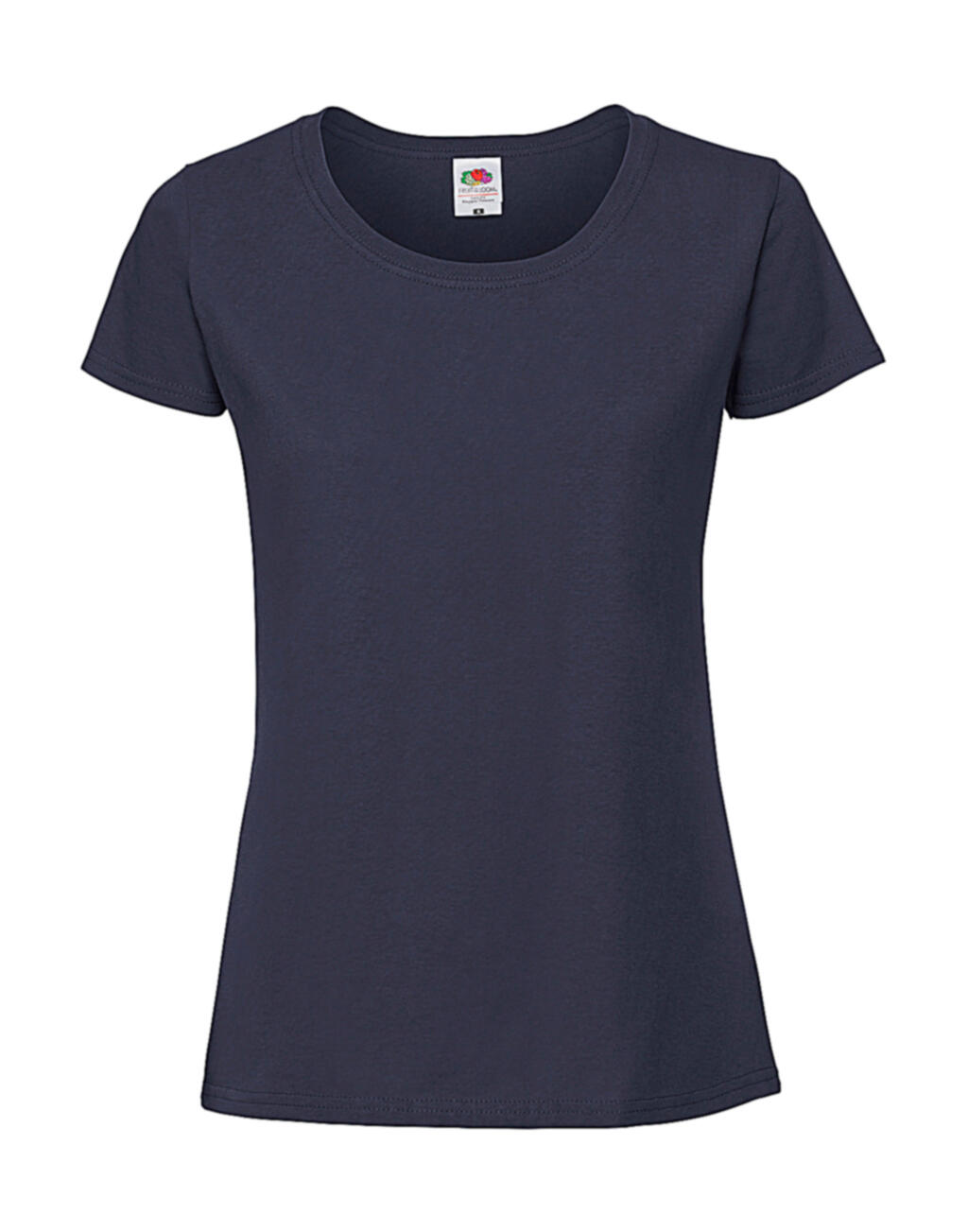 Iconische dames T-shirt van 195 Ringspun-stof - AZ - Diep Marineblauw