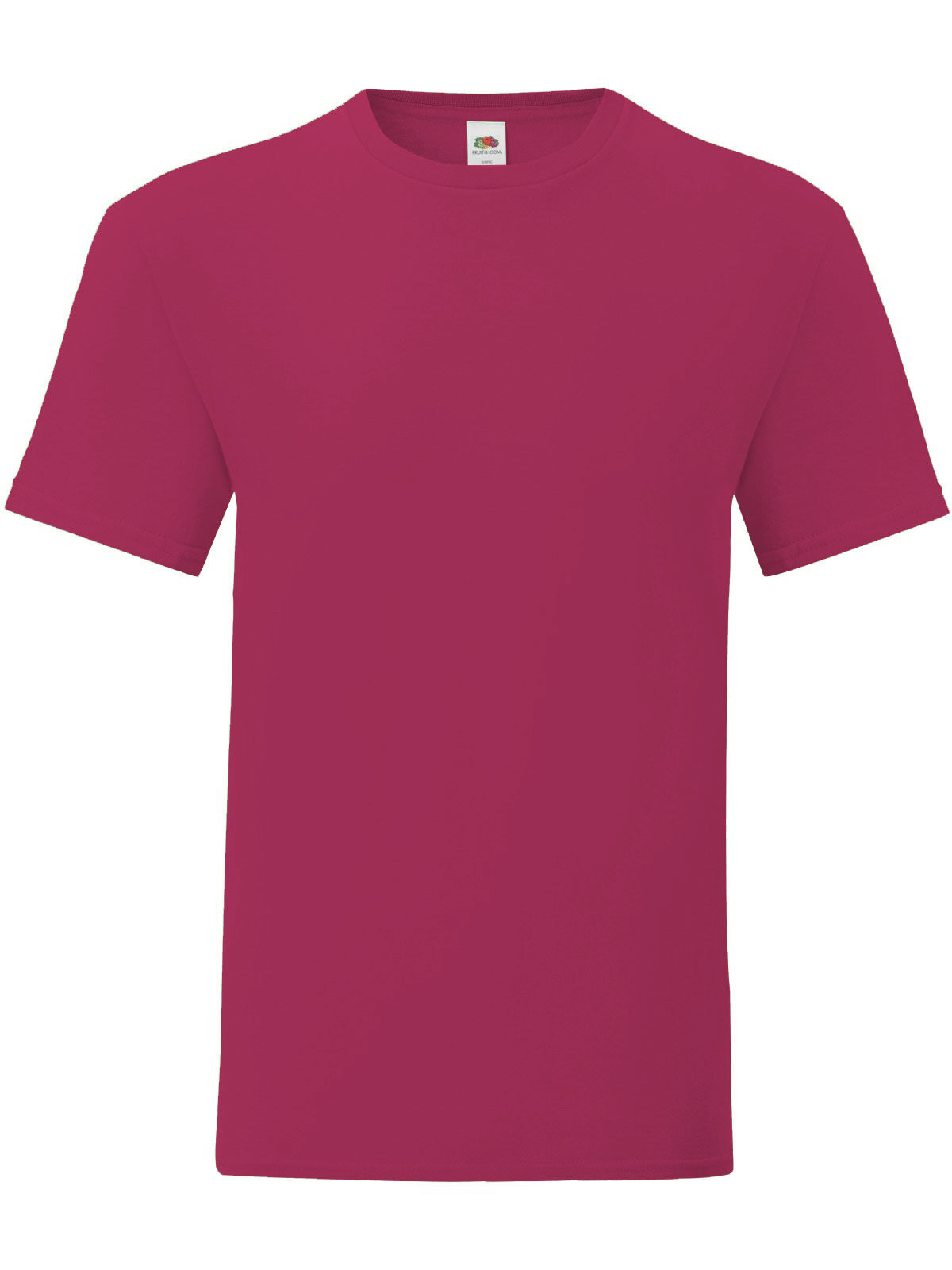 Iconische dames T-shirt van 195 Ringspun-stof - CY - Cranberry