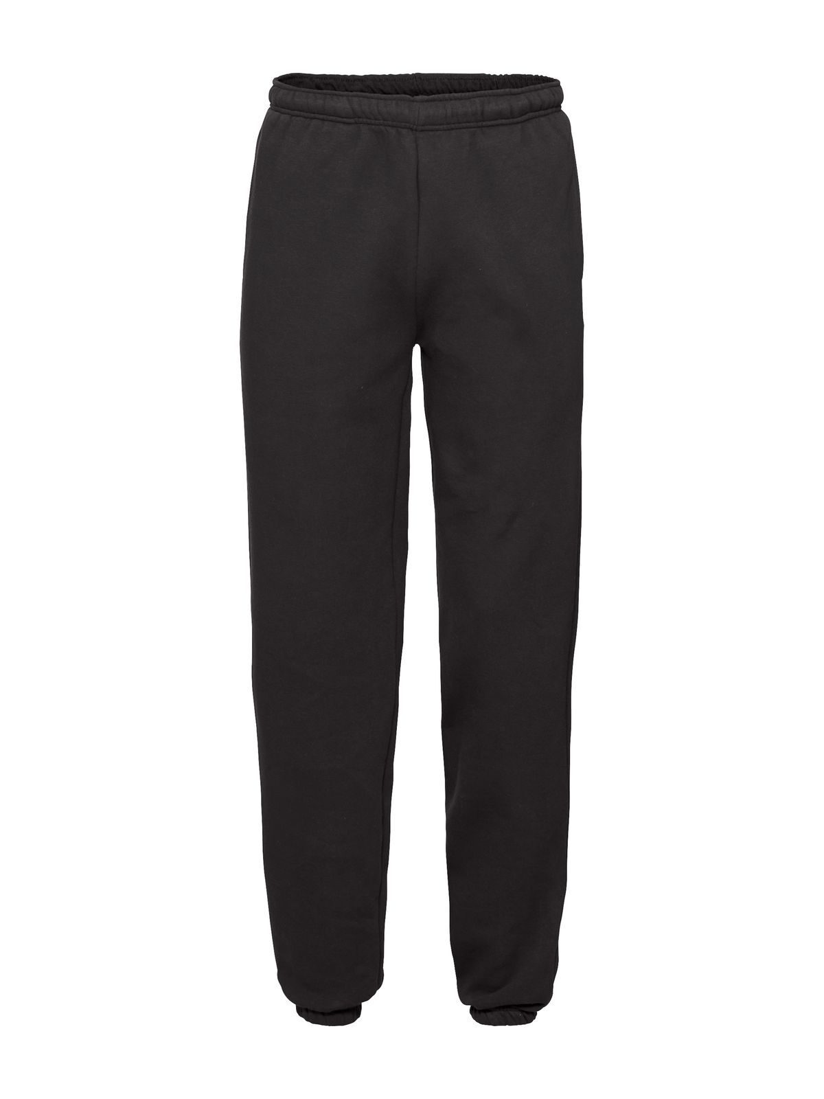 Premium Elasticated Cuff Jog Pants - 36 - Black