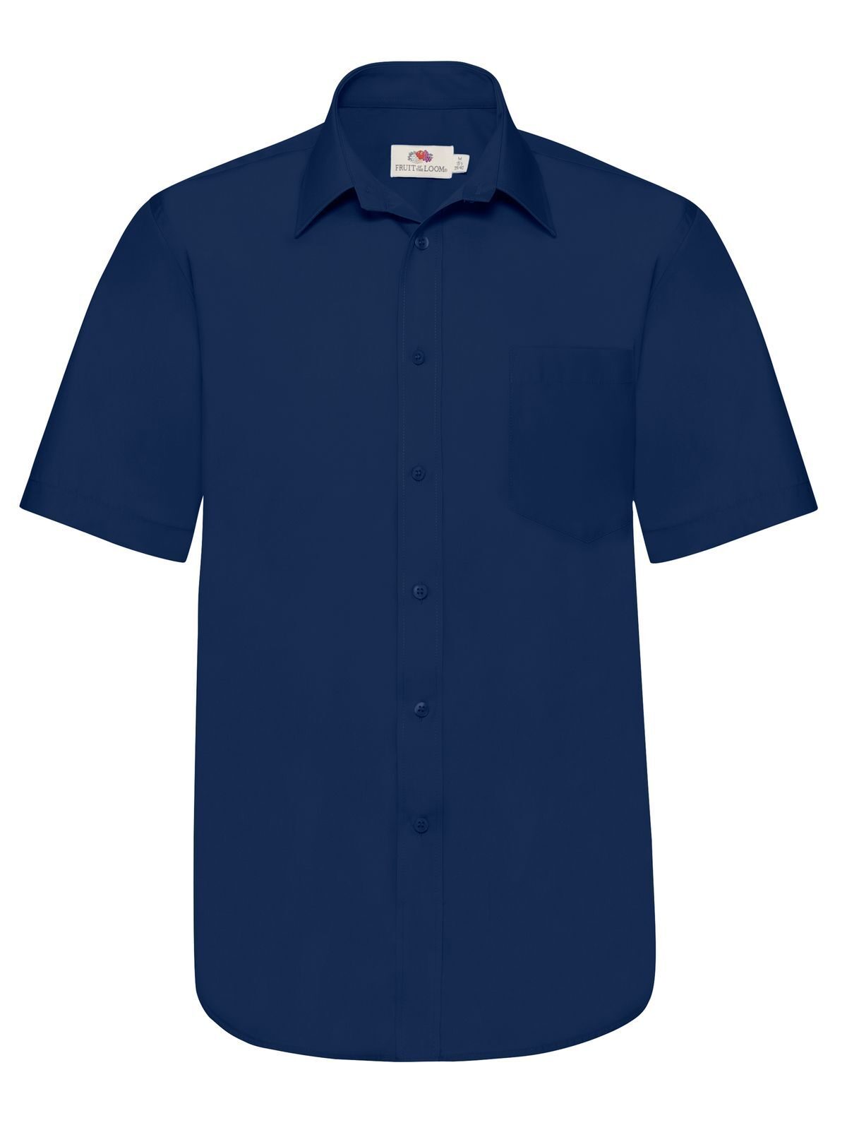 Poplin Shirt Long Sleeve - 32 - Navy