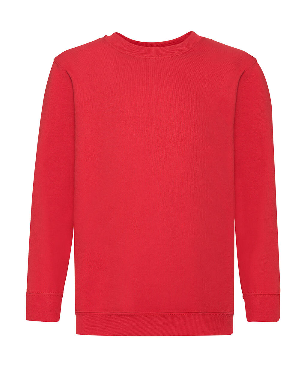 Klassieke kindersweat-in-sweat-look - 40 - Rood