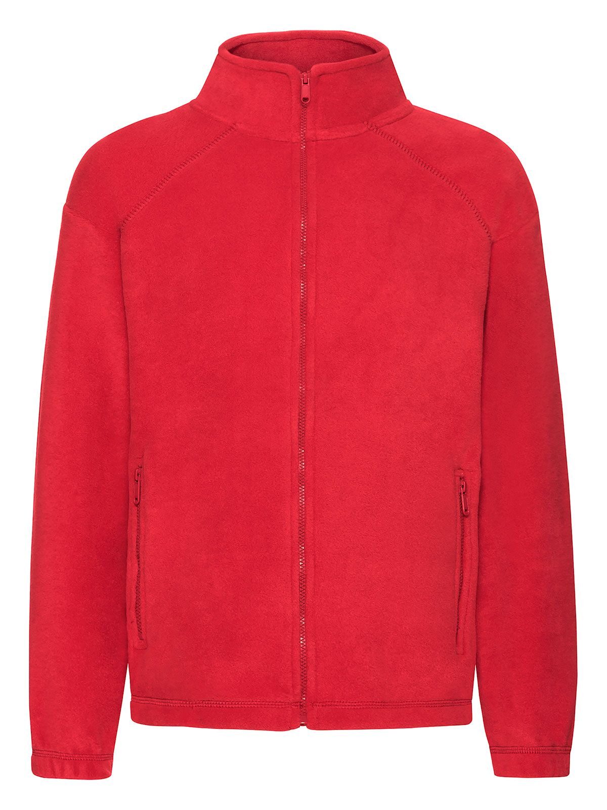 Kids Full Zip Fleece - 40 - Red